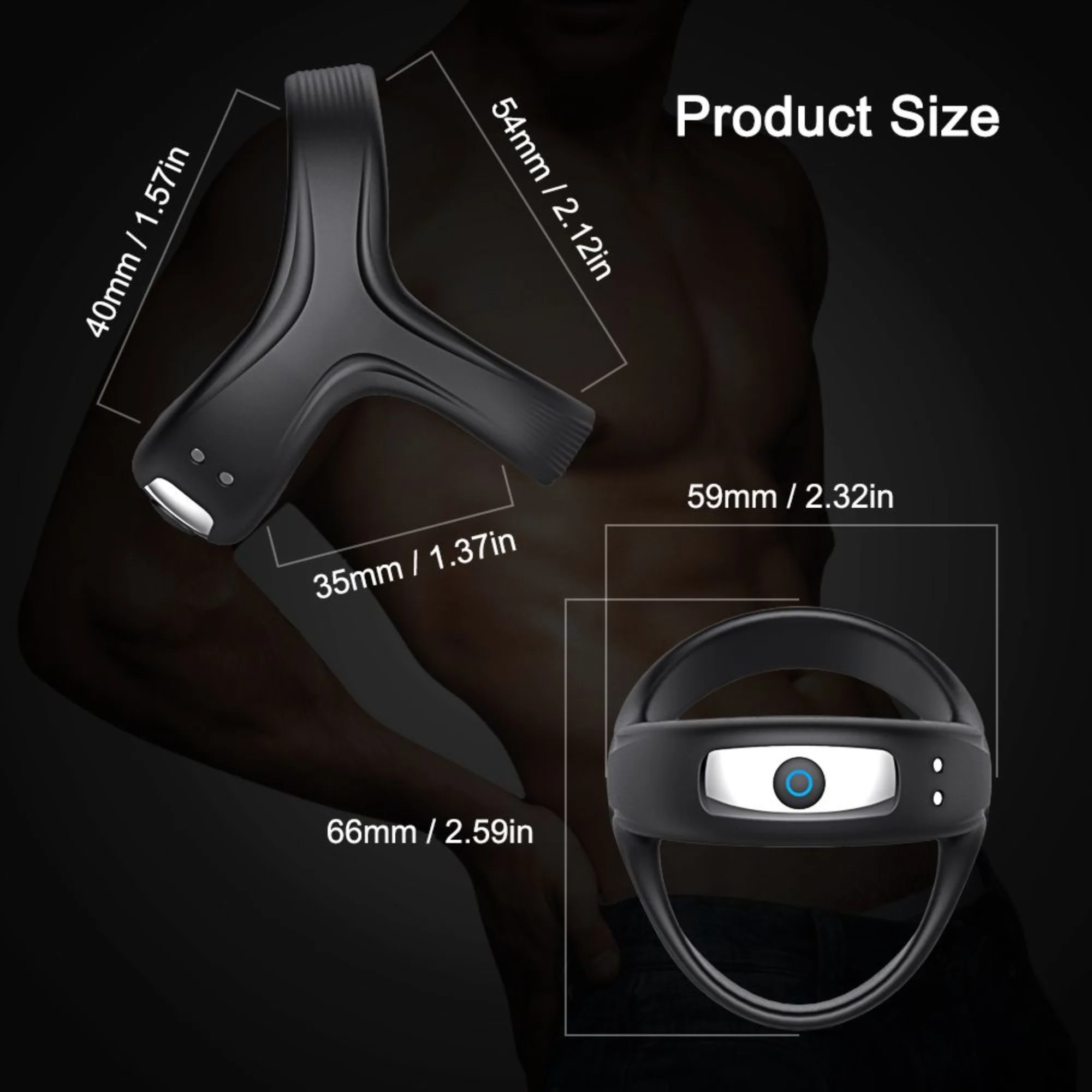 Vibrating Dual Cock Ring - Enhance Your Stamina & Amplify Your 'O's!