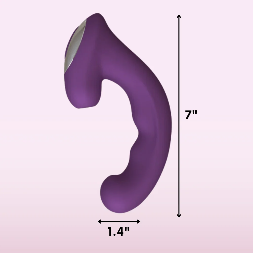 Double Love Climaxer G点振动与气流脉冲阴蒂刺激器