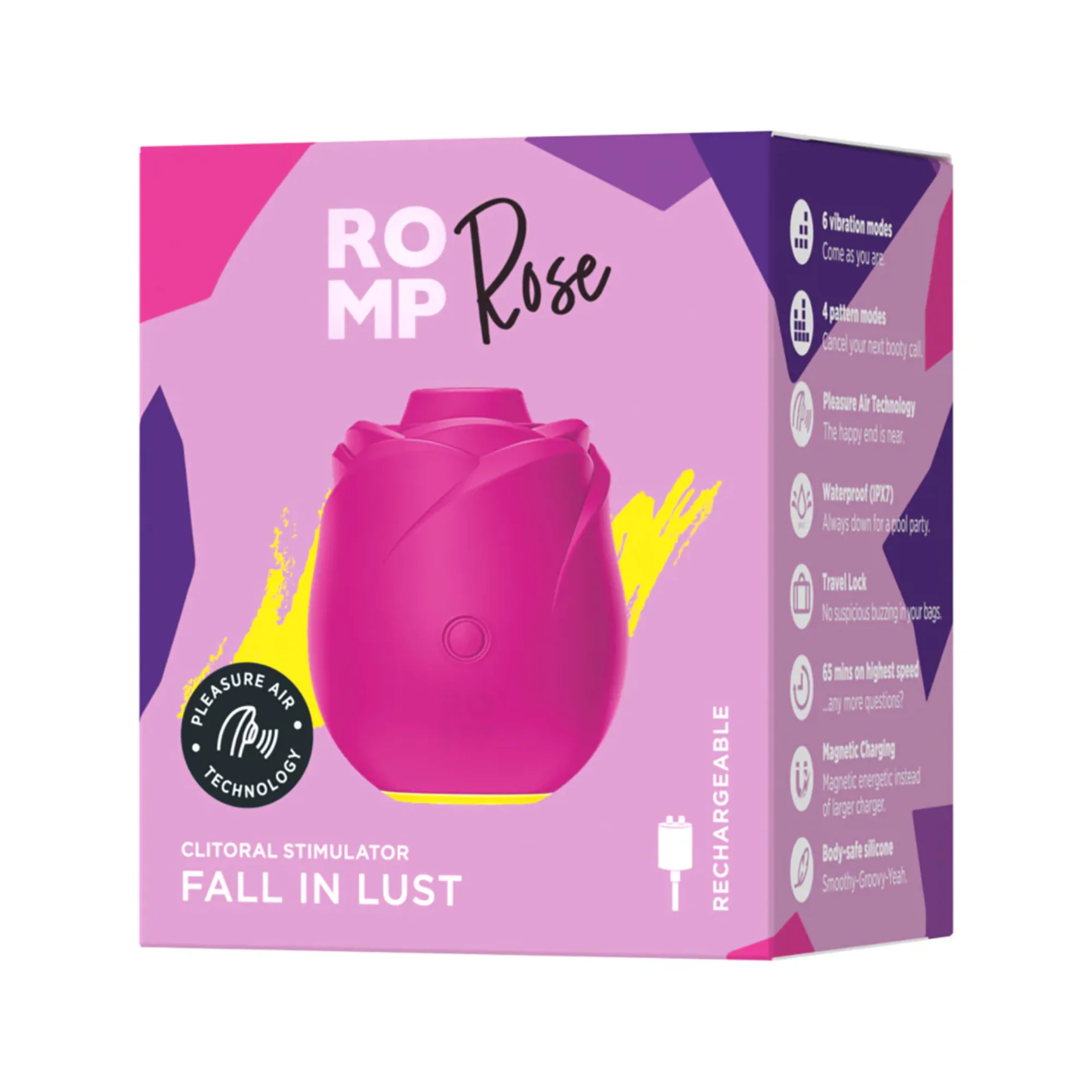 Romp Rose 2.0 Rechargeable Silicone Air Clitoral Stimulator