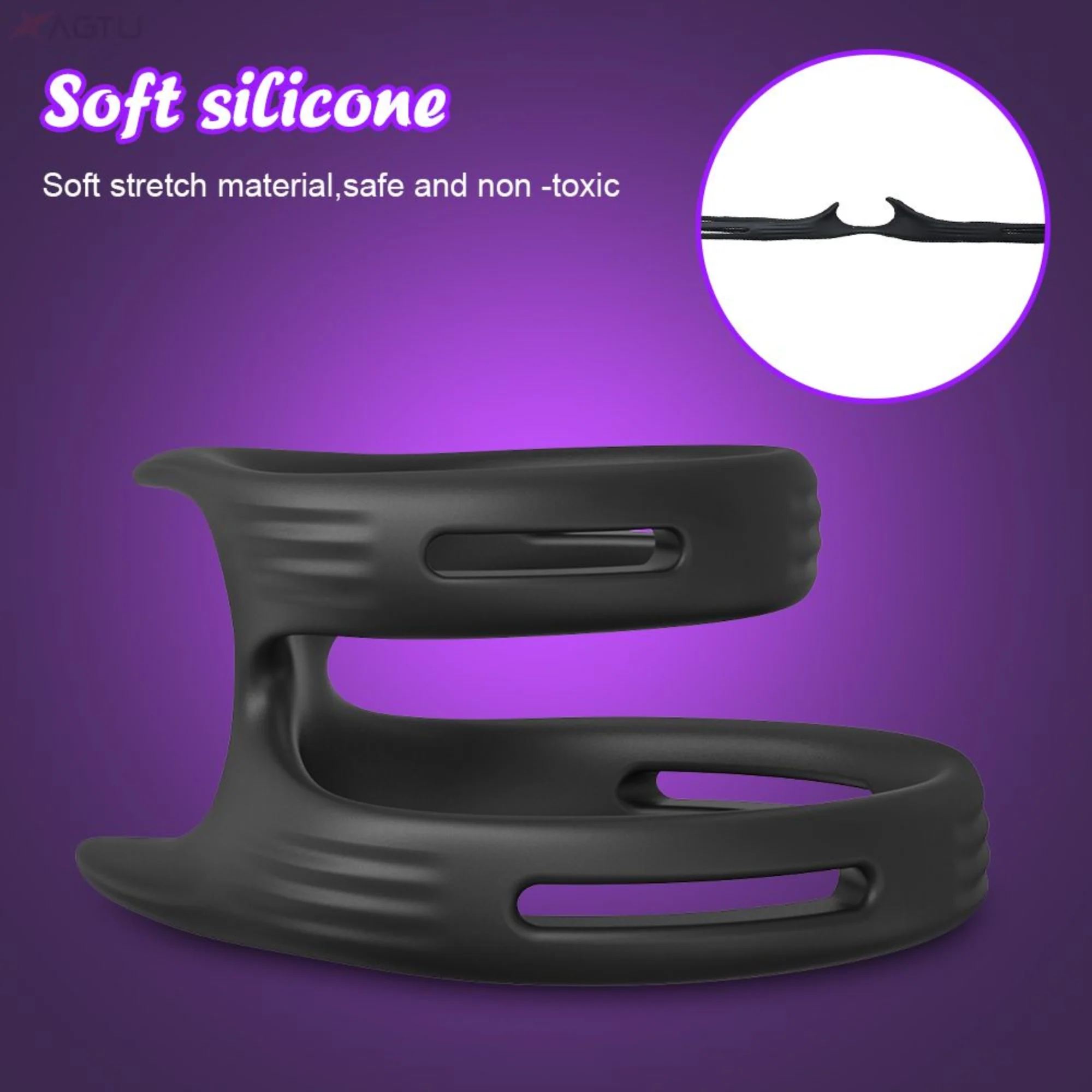 Thick Double Cock Ring - Unlock Powerful Stamina with Intense Finishes!
