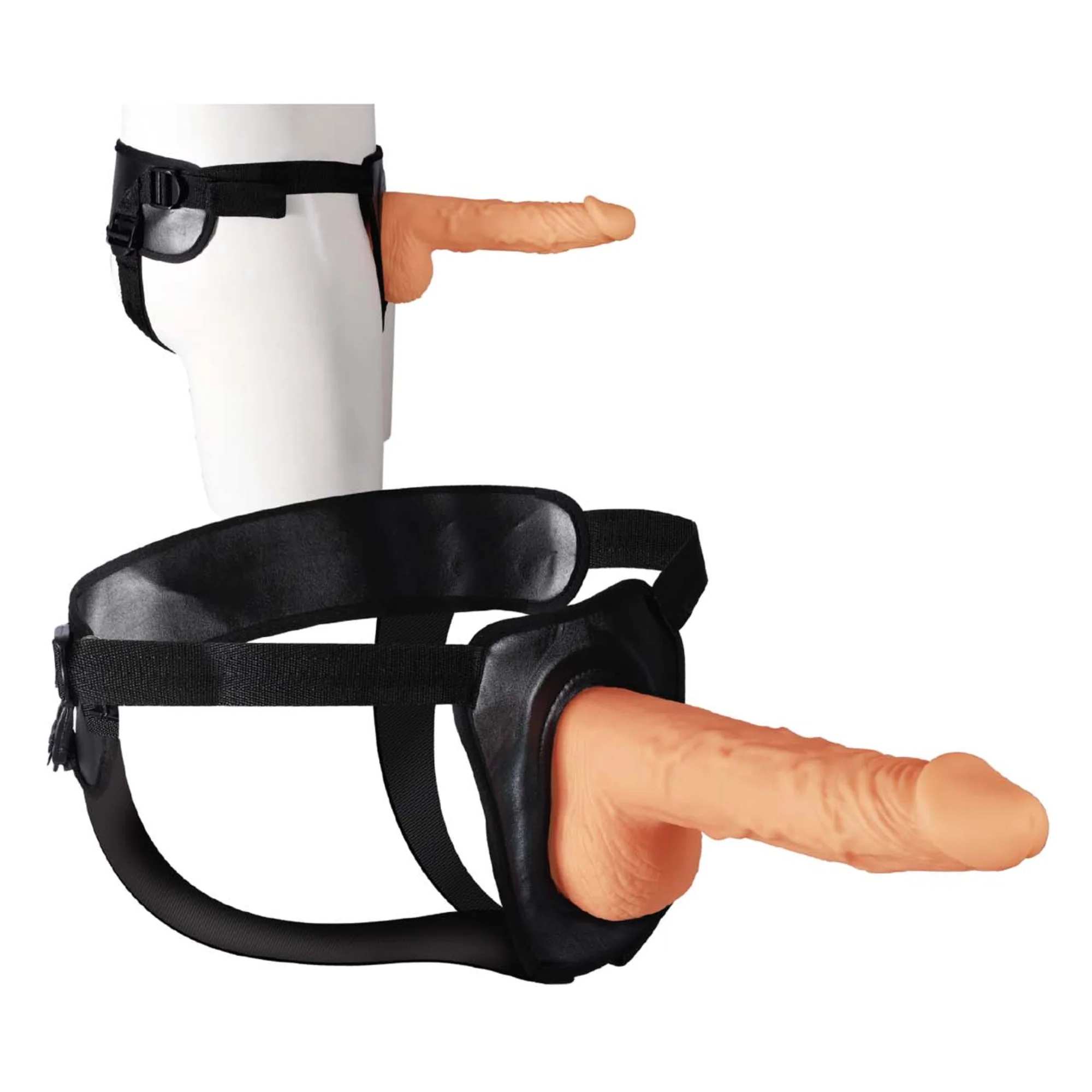 Erection Assistant 9.5 Inch Hollow Strap-On