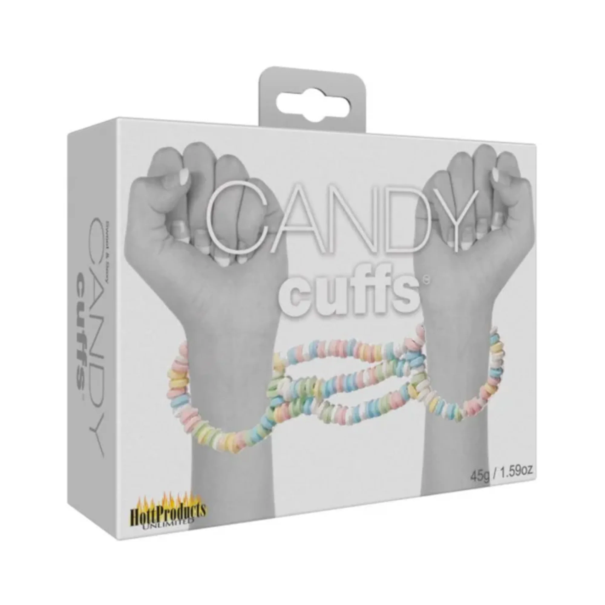 Edible Candy Handcuffs in Assorted Flavors for Playful Couples