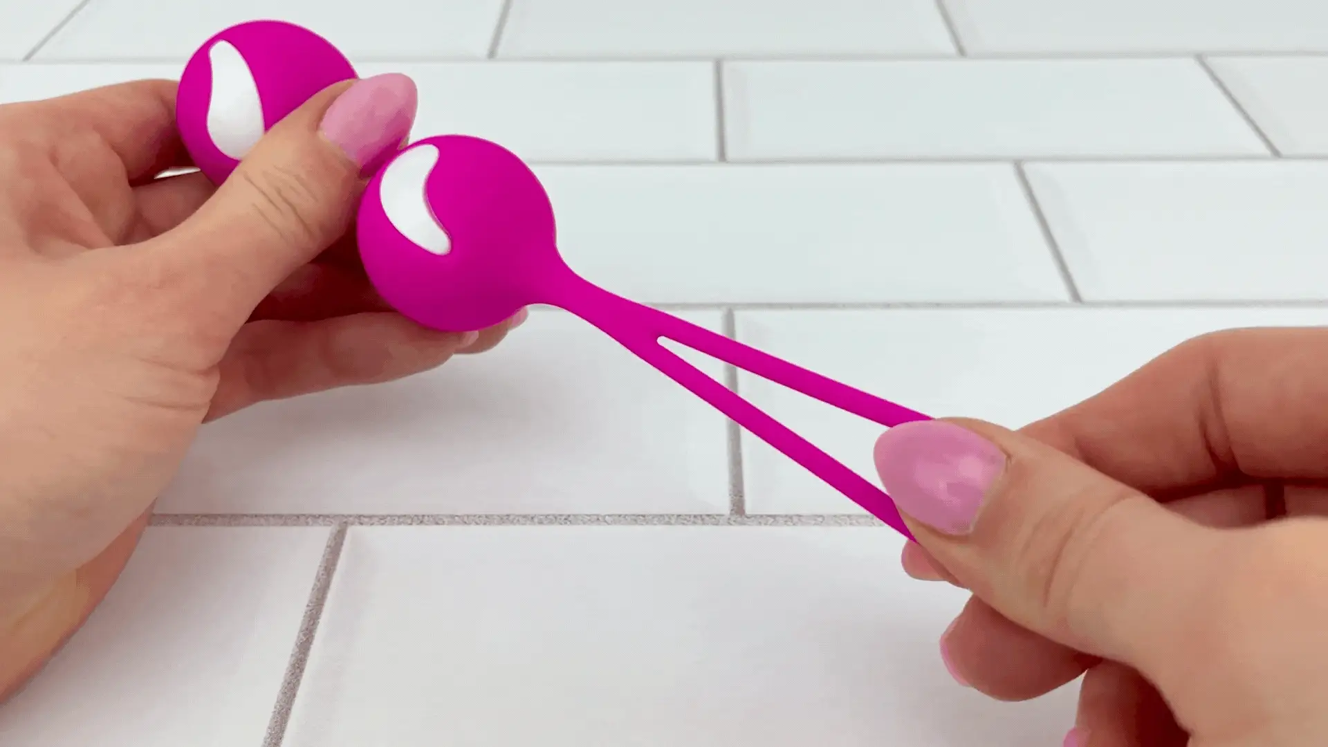 Duotone Silicone Kegel Ball Set with Weighted Exercise Balls