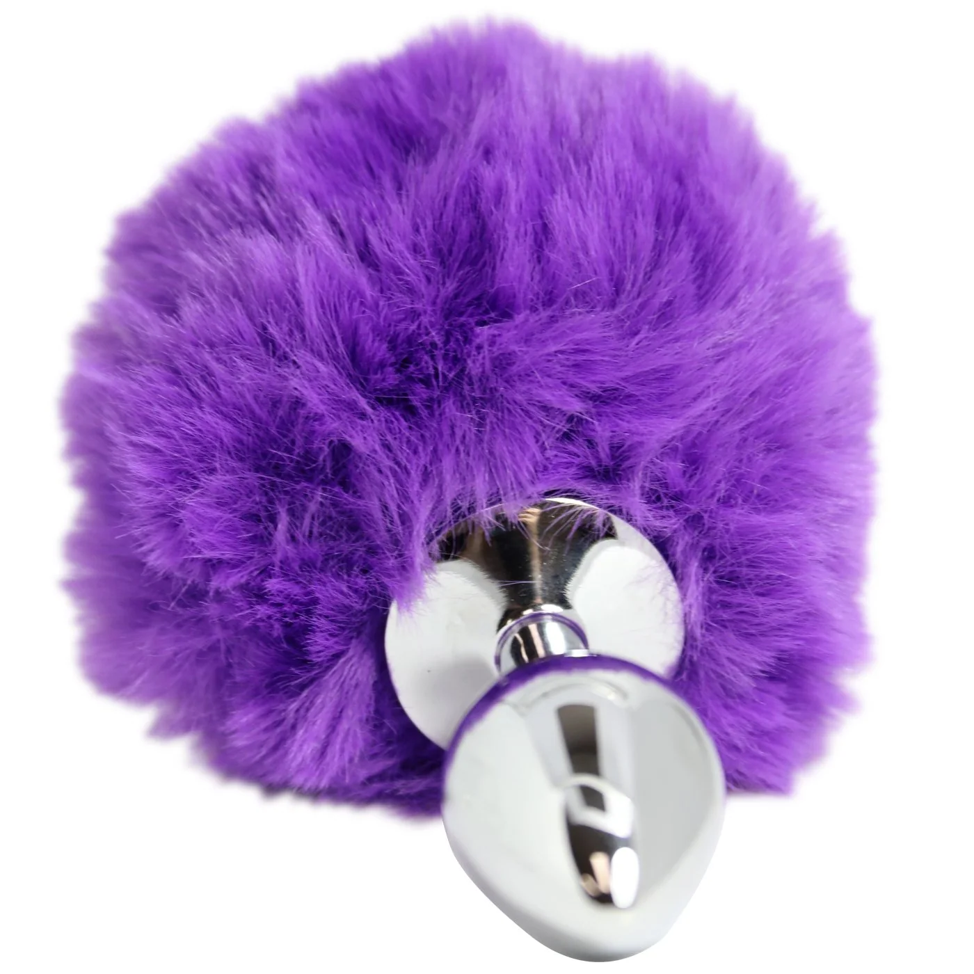Sexy Bunny Tail Anal Plug with Plush Faux-Fur Tail