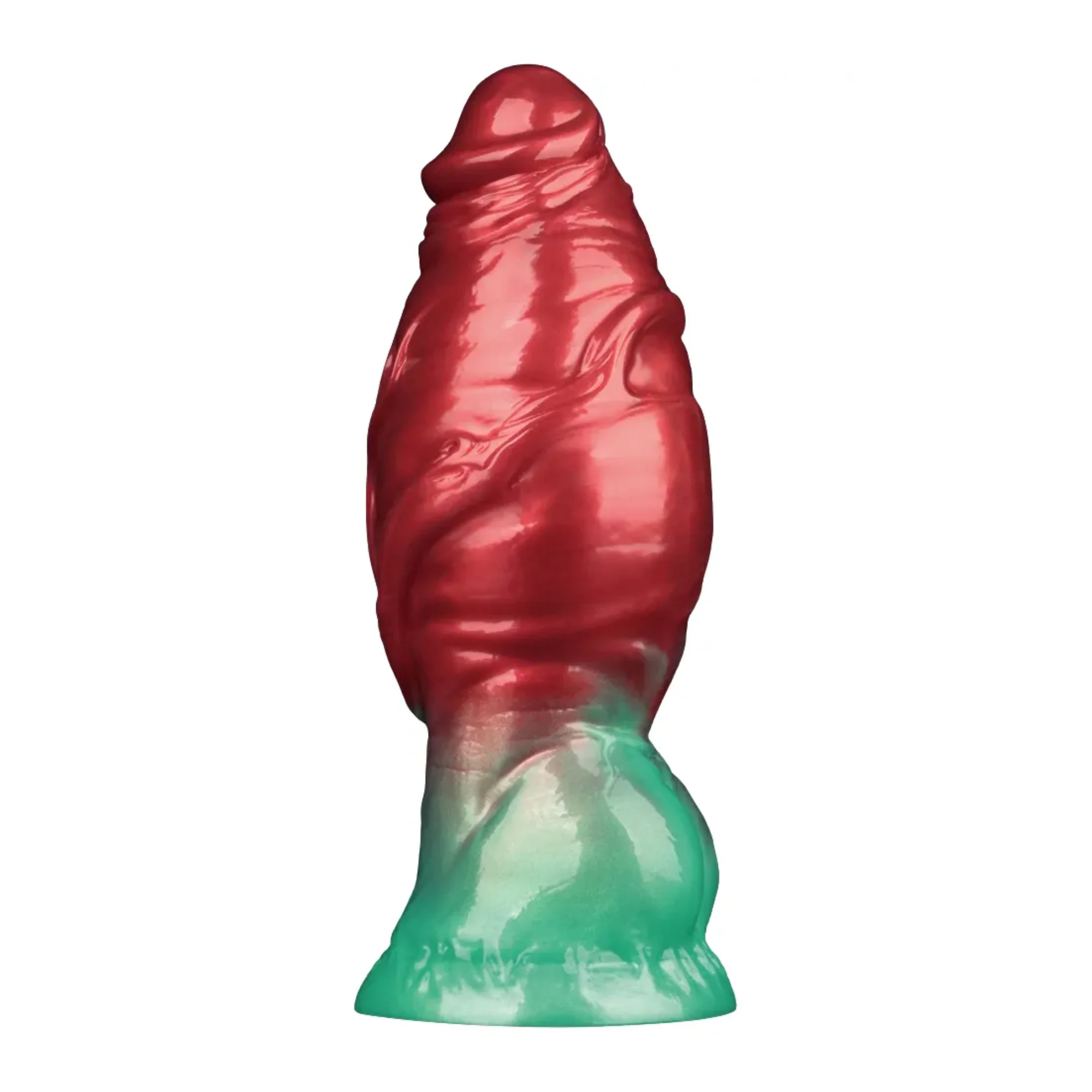 Inflatable Fantasy Dildo with Squeeze Pump for Stretching and Gaping