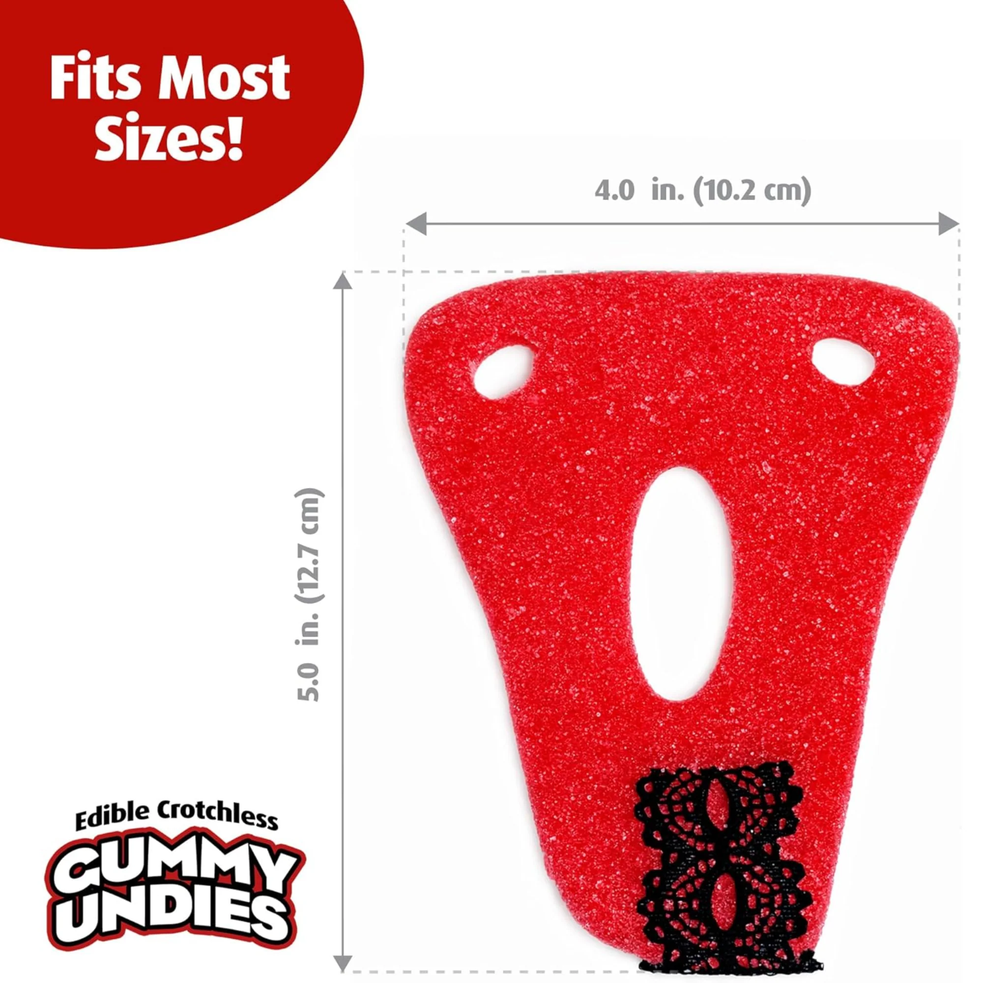 Edible Crotchless Gummy Panties in 4 Fruity Flavors