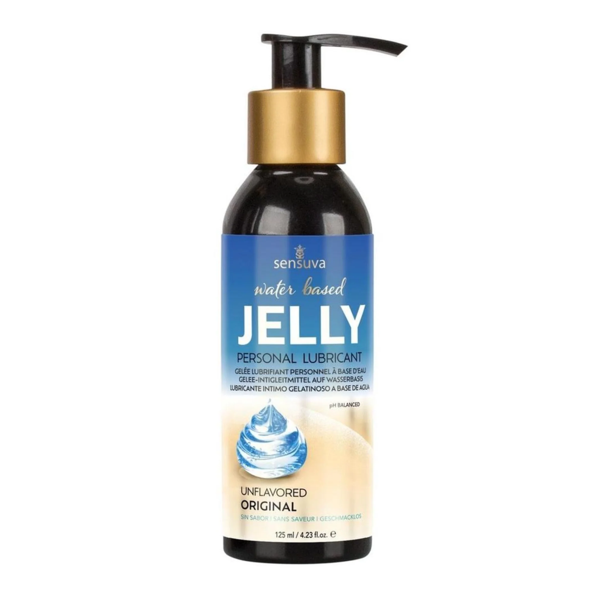 Sensuva Jelly 水基个人润滑剂 4oz 自用与伴侣共用