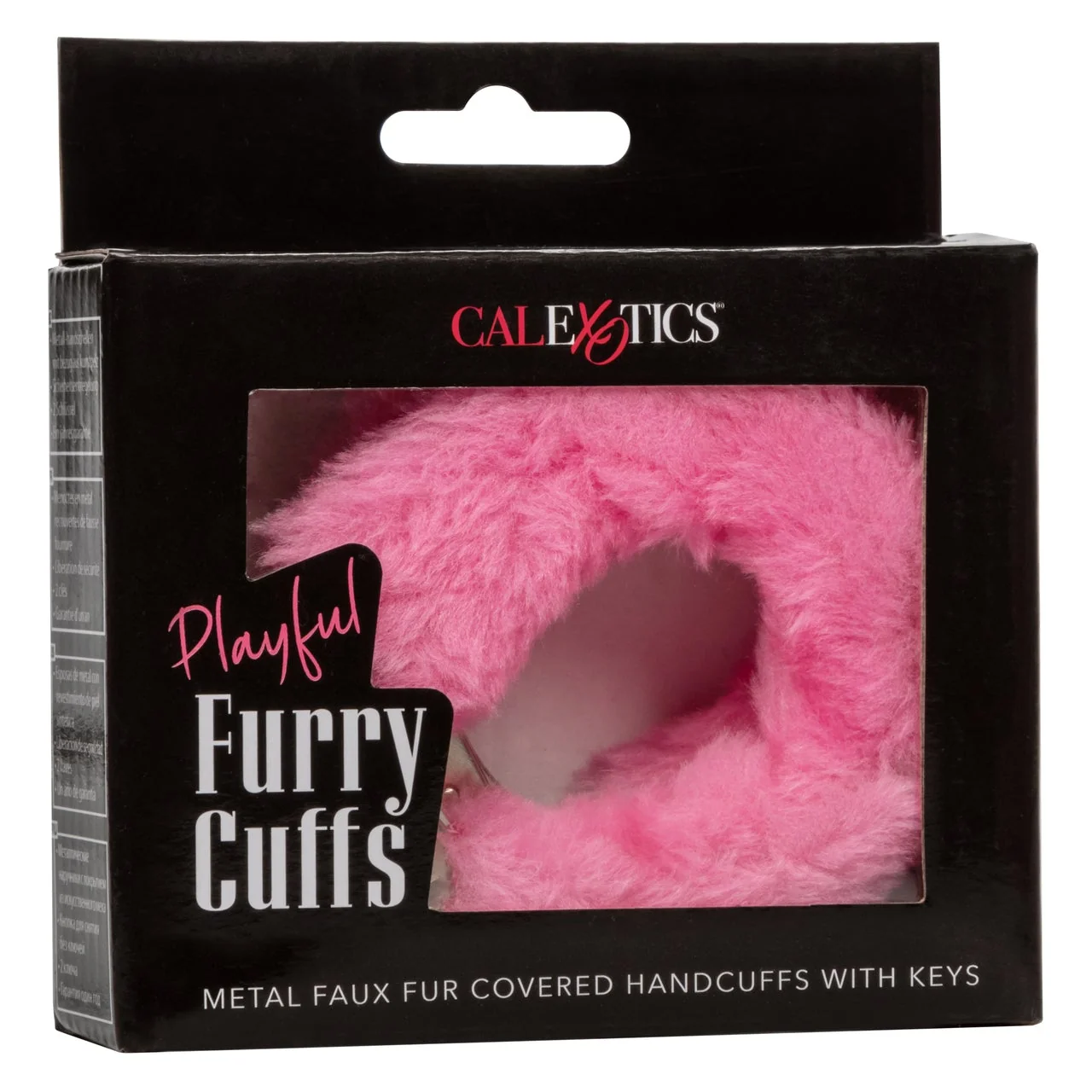CalExotics Playful Furry Cuffs Bondage Wrist Restraints for Role Play