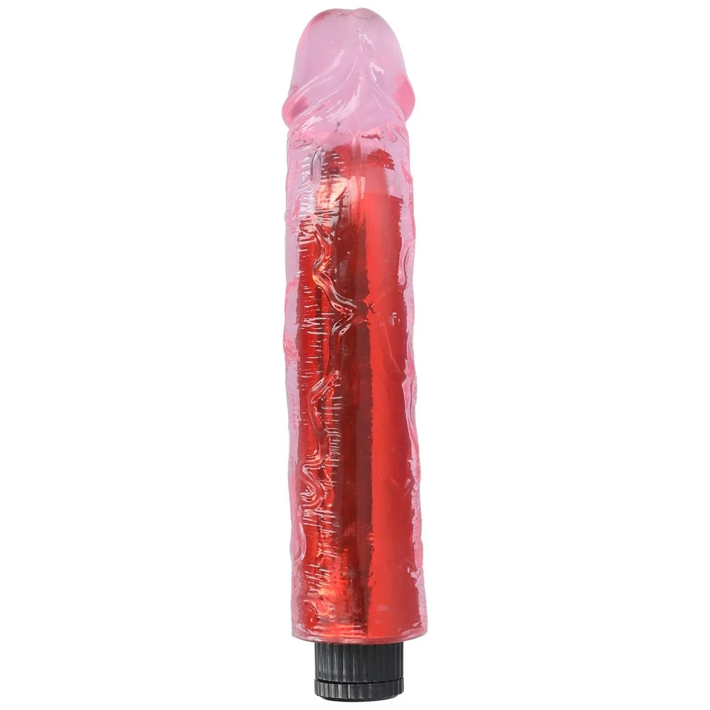 8 Inch Long Deep Penetration Vibrating Dildo for G-Spot Play