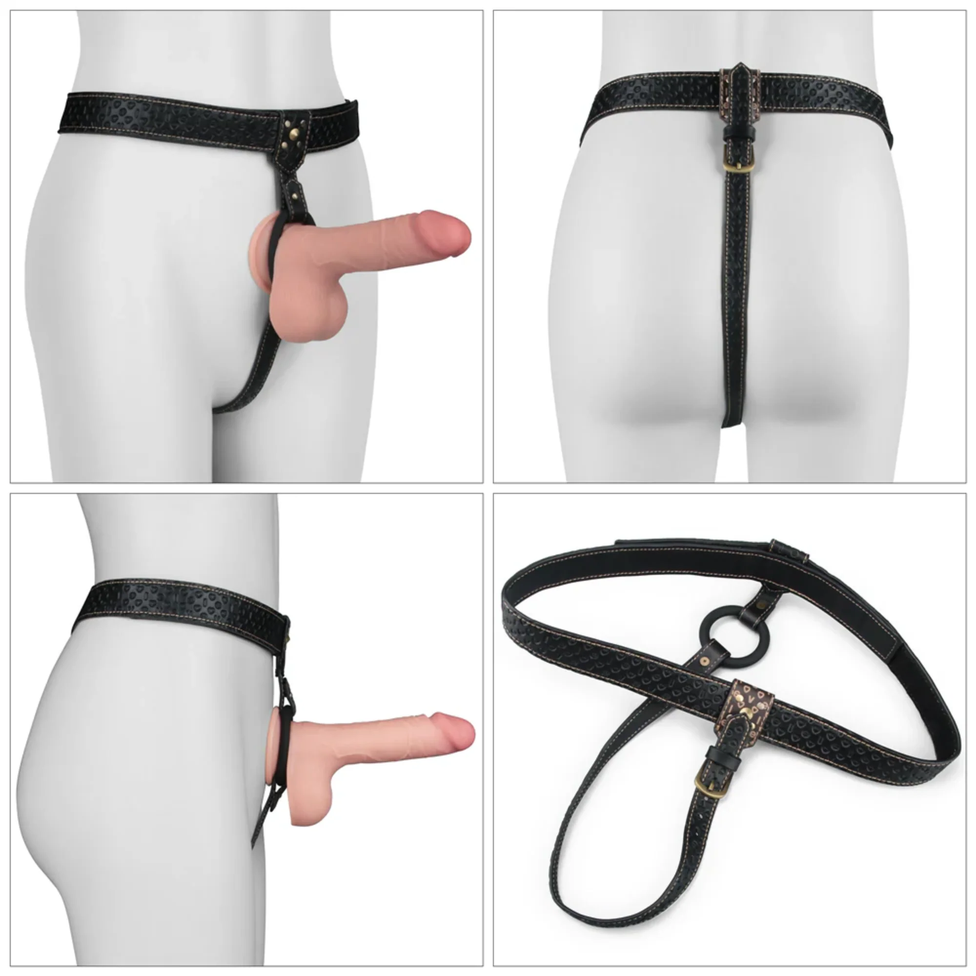 Rebellion Reign Strap-on Harness with Adjustable Velcro Waistband