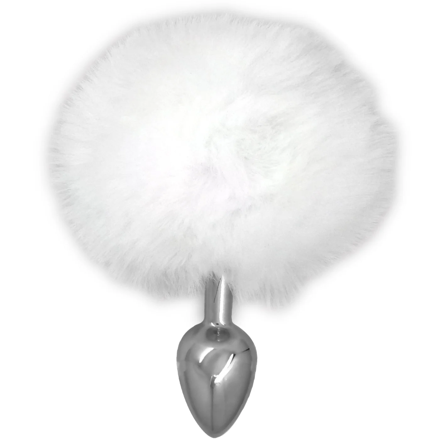 Sexy Bunny Tail Anal Plug with Plush Faux-Fur Tail