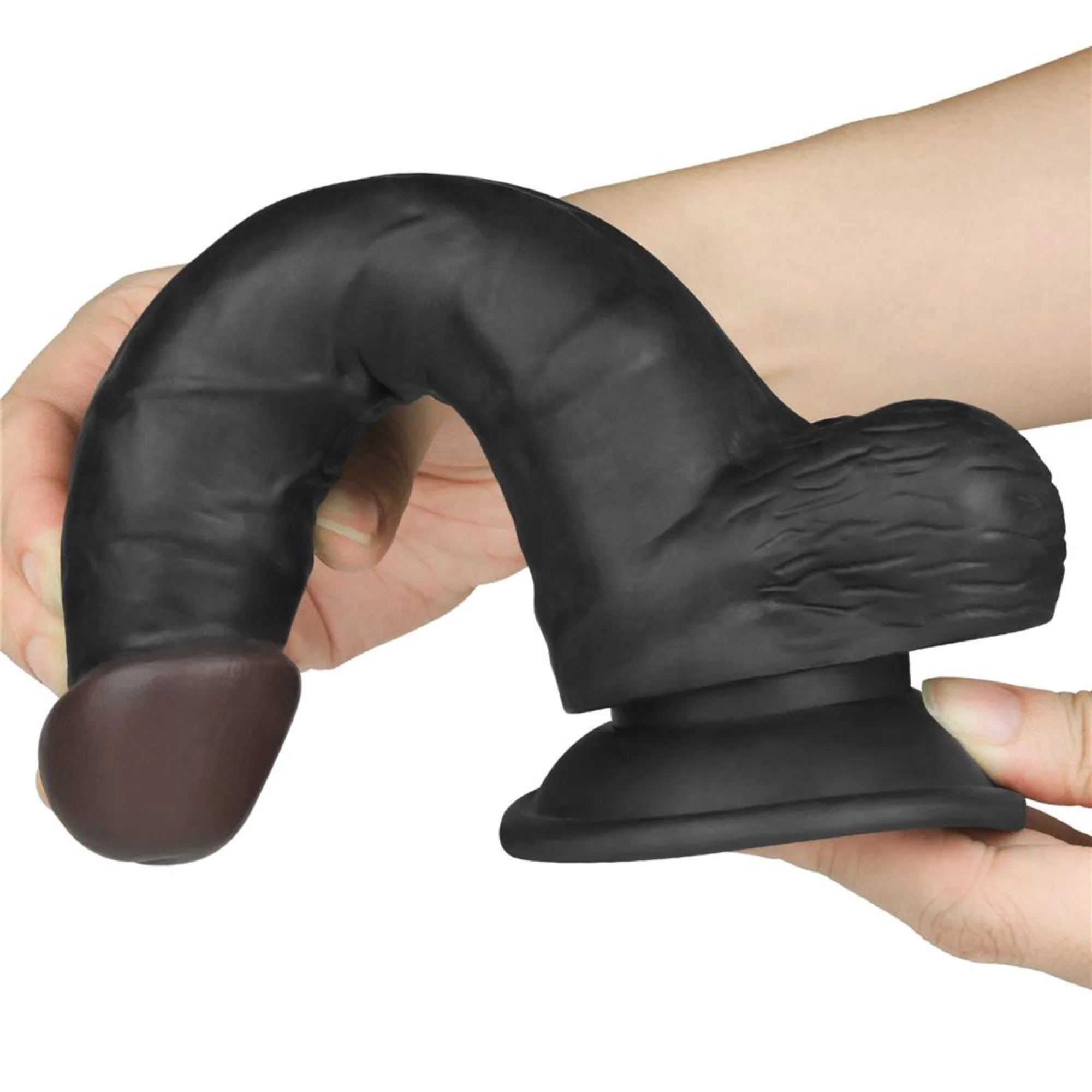 7.5 Inch Black Easy Strap-on Set