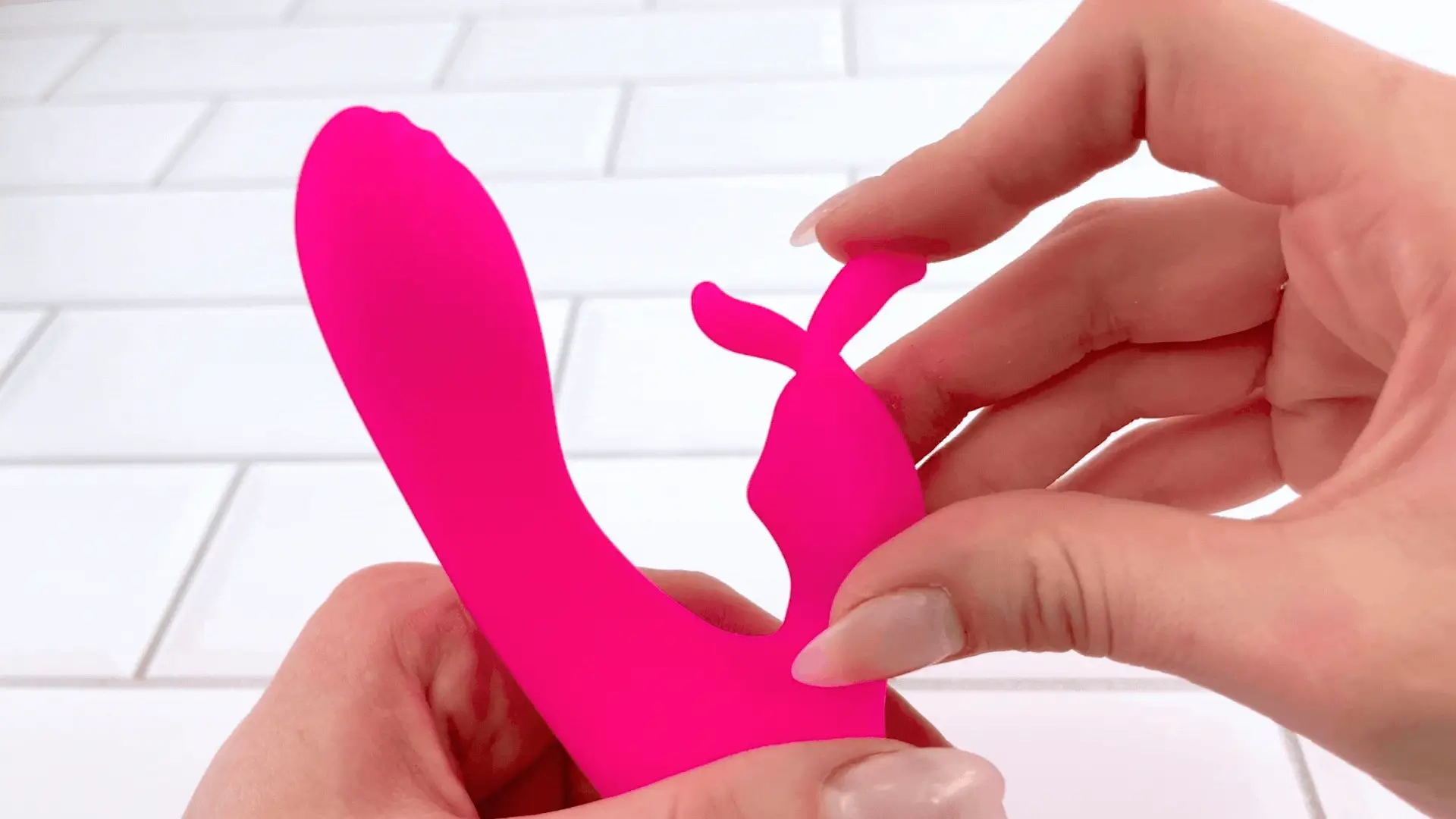 Mini Waterproof Rabbit Vibrator for Dual G-Spot and Clitoral Stimulation