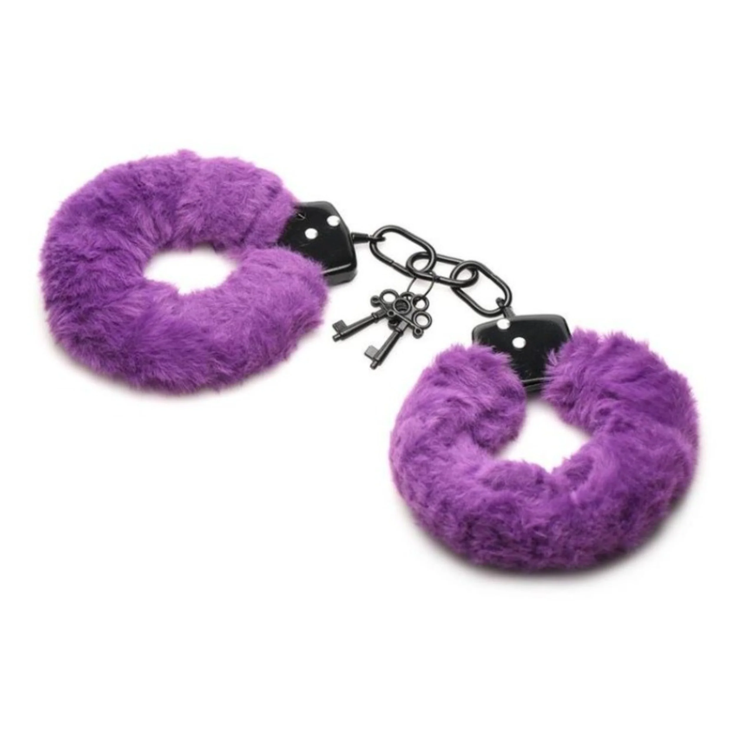 Master Series Cuffed in Fur Furry Handcuffs for Beginner and Experienced BDSM Play