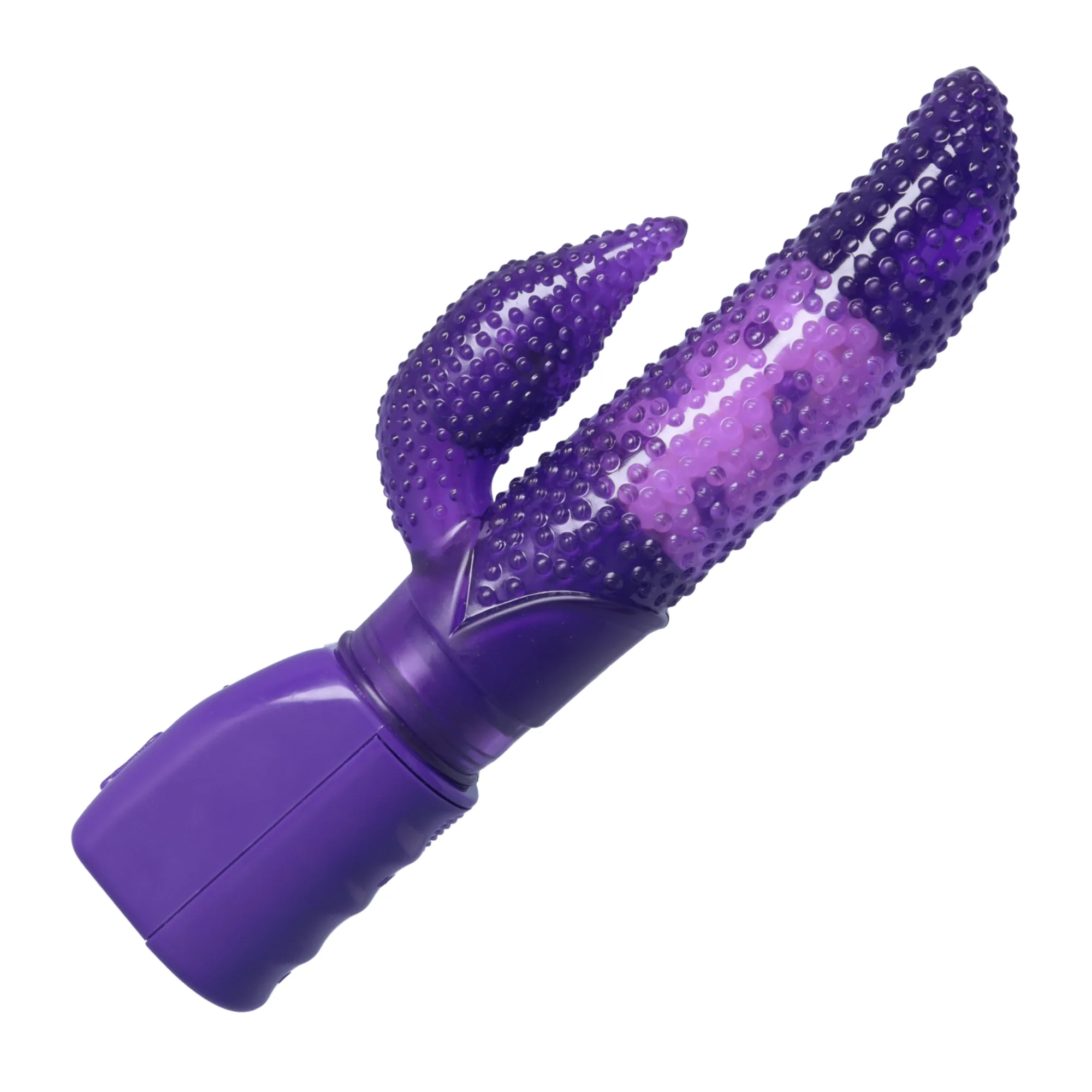 Dual-Action Rotating Tongue G-Spot Vibe with Clitoral Stimulator