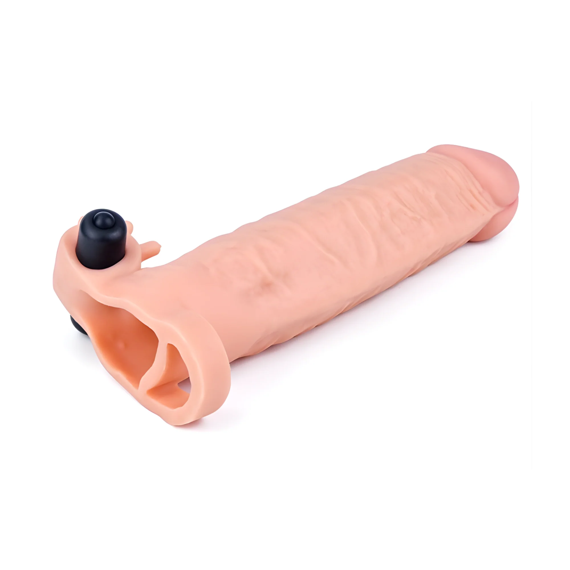 Vibrating Penis Extension - Give Yourself 2 Extra Inches At The Tip!
