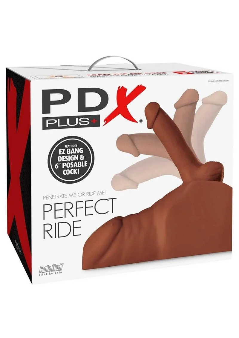 PDX Plus Perfect Ride Posable Male Masturbator Torso
