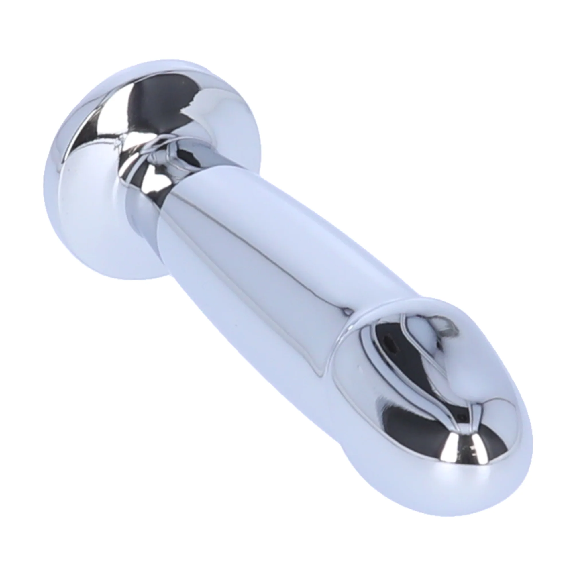 Penis Shape Metal Anal Plug Dildo With Jeweled Base