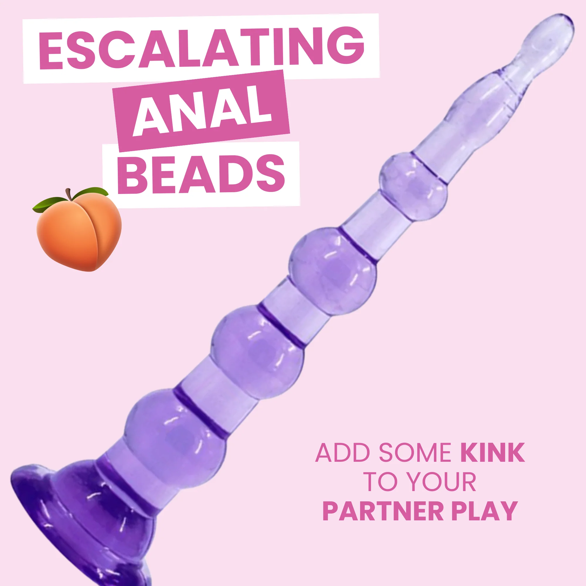 Graduated Anal Beads Set in Two Sizes