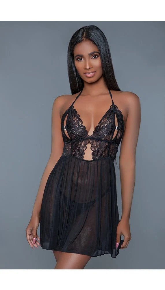 BeWicked Cosette Babydoll with Plunging Low Back