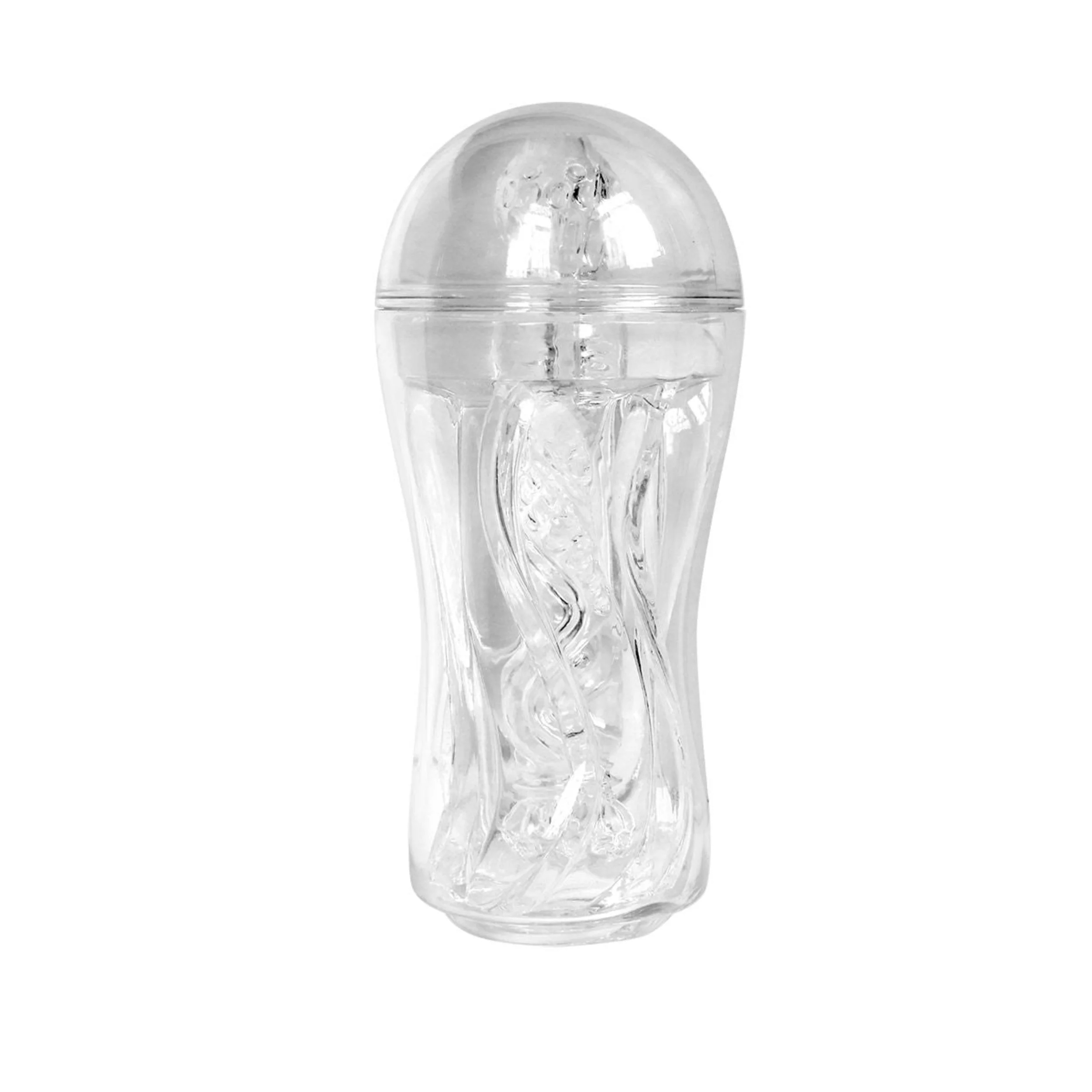 UTOPIA See Through Suction Stroker with Removable Sleeve and Travel Cap