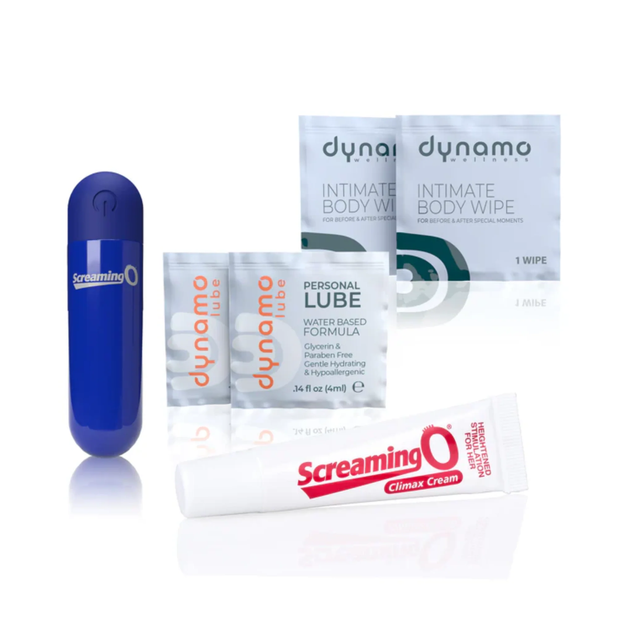 Dynamo Wellness Glow Up Arousal Kit with Bullet Vibrator