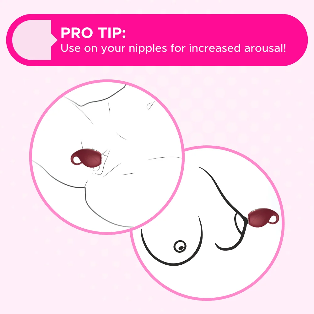 Silicone Lil' Lapper Mini Clit Licker - Perfect for Nipple Play Too!