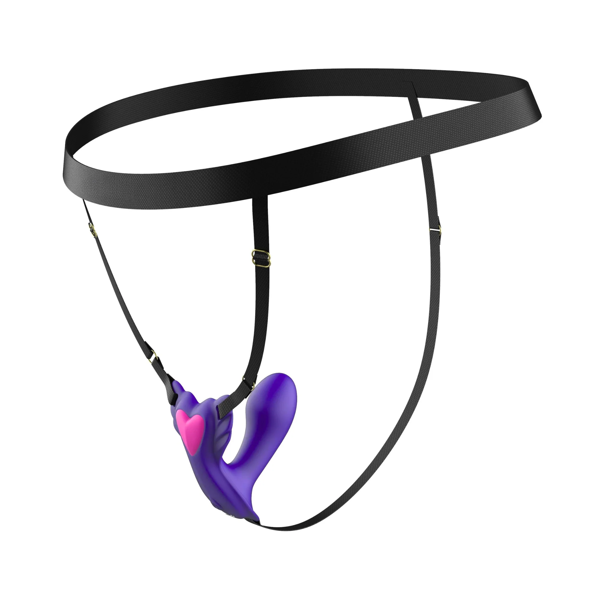 Undercover Lover - App-Controlled G-Spot & Clit Vibrator with Harness