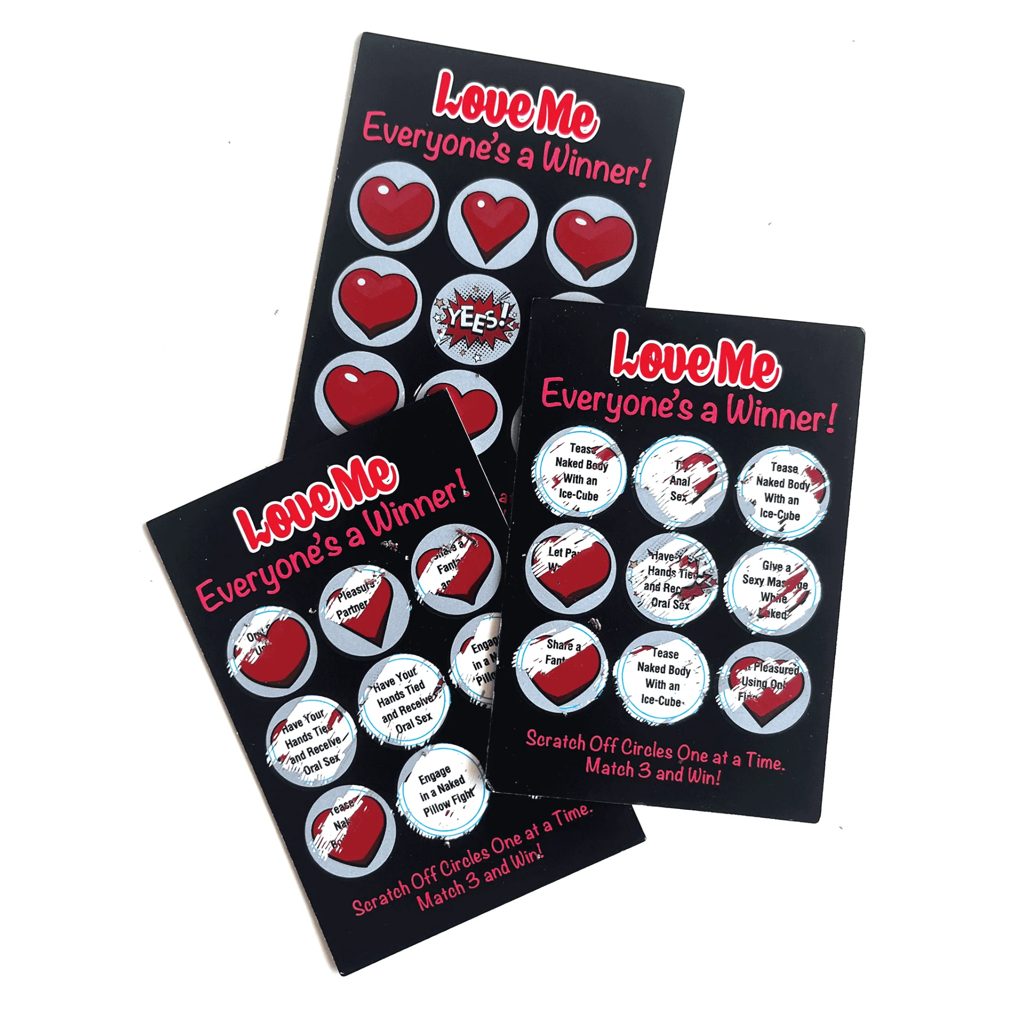 Love Me Lotto Scratch Off Tickets With 12 Fun Romance Cards