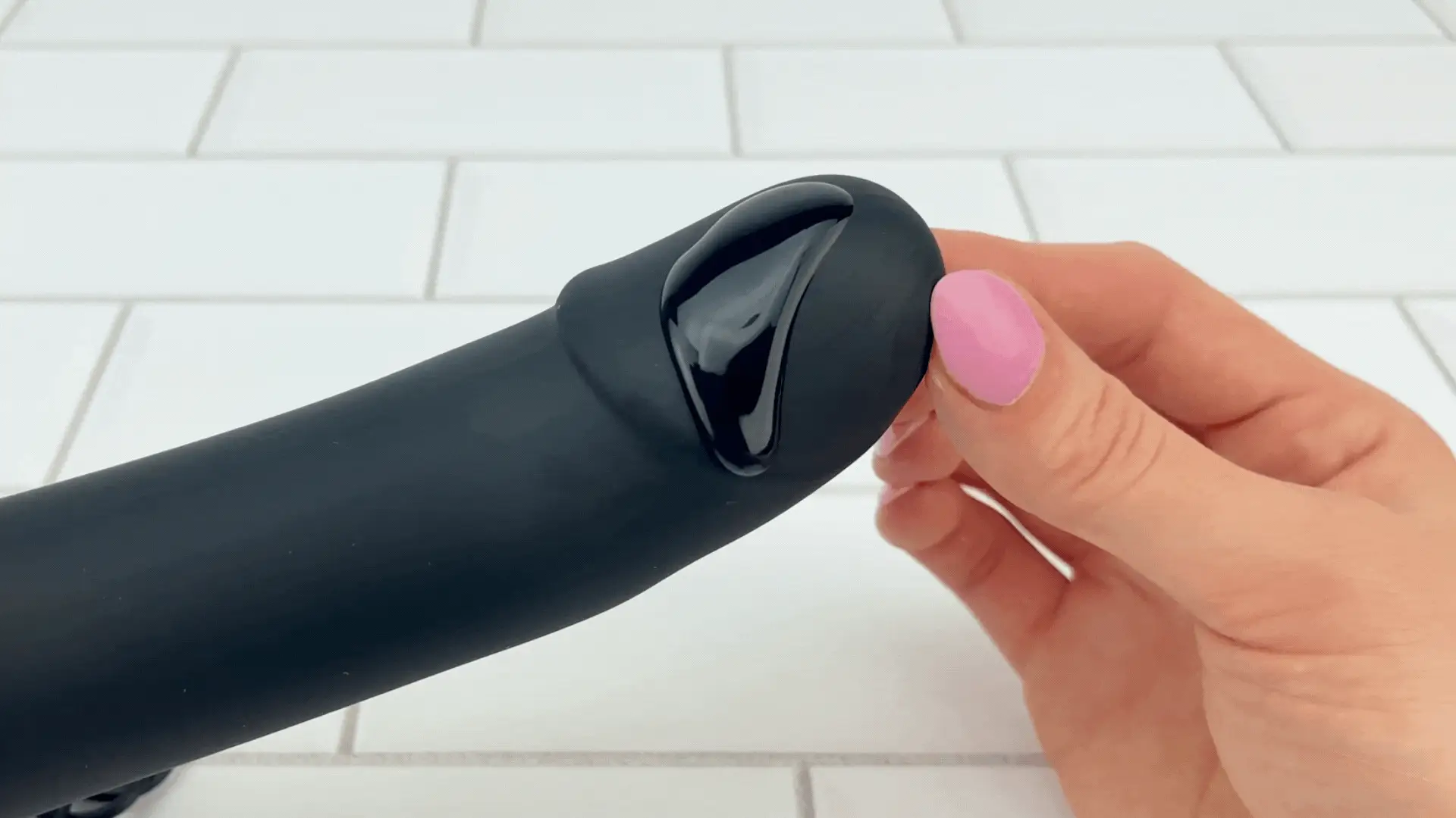 Vibrating Silicone Hollow Strap On with Remote Control