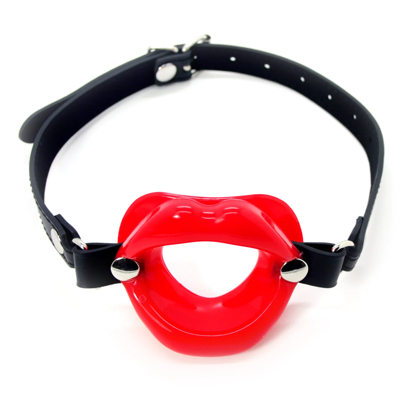 Oral Lips Open Mouth Bondage Gag for Beginners, Soft Silicone Kiss Gag