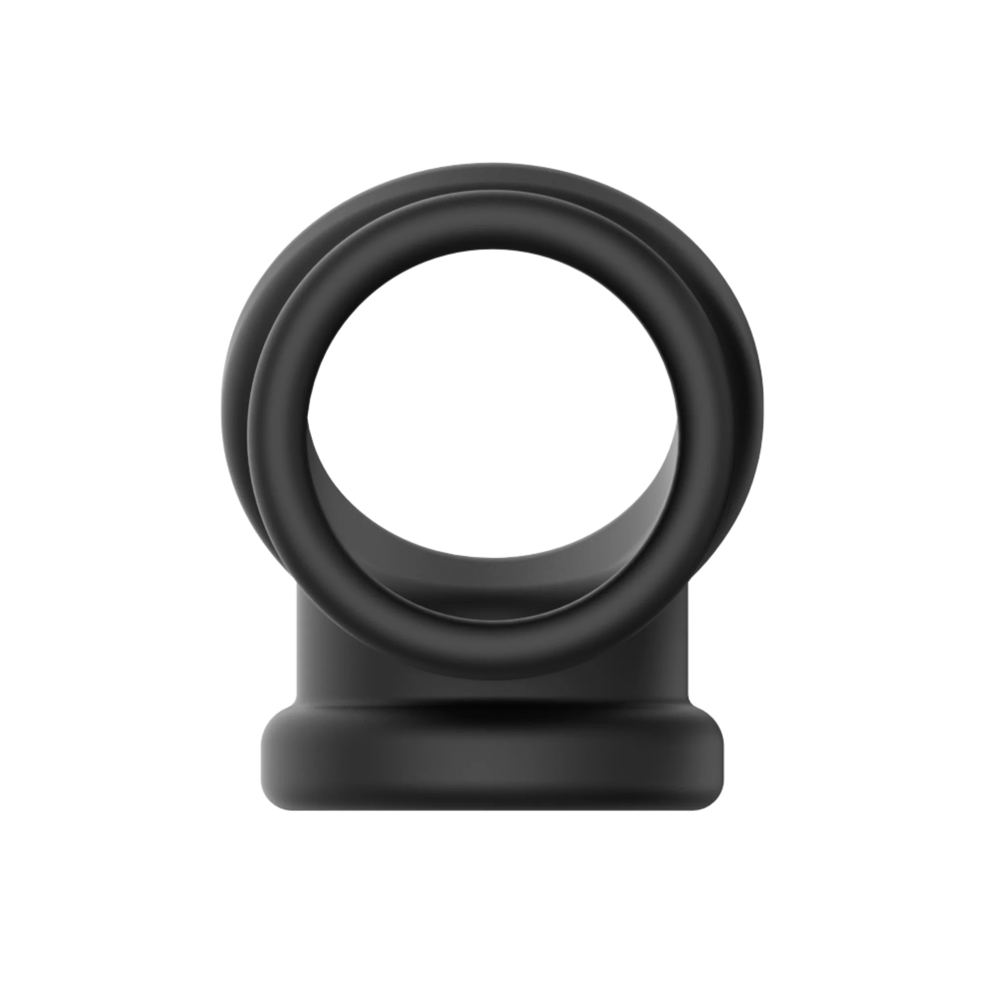 Constriction Cock Ring & Ball Stretcher - Dual Rings for Firmer Erections