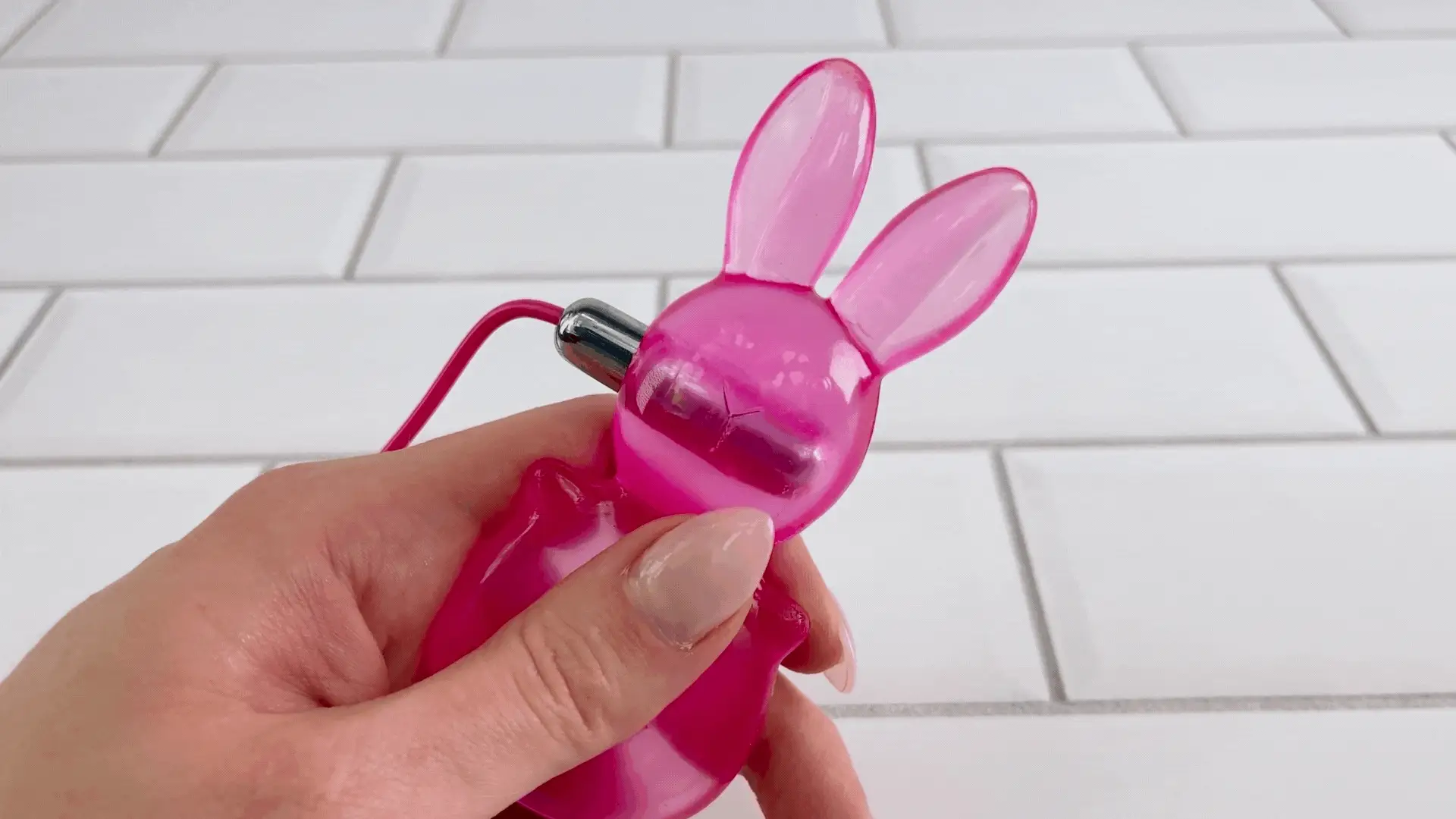 Vibrating Bunny Cock Ring for Couples Play
