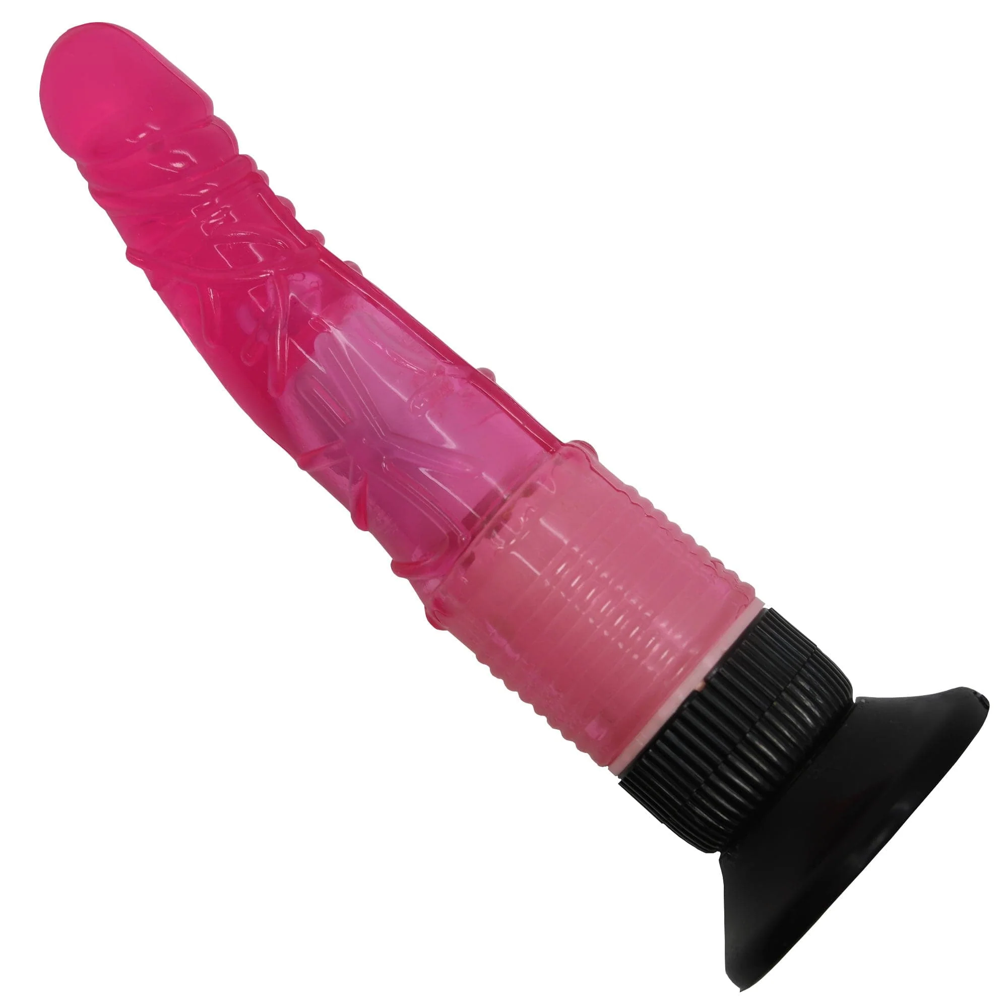Vibrating Curved Suction Cup Dildo for Hands-Free G-Spot Play