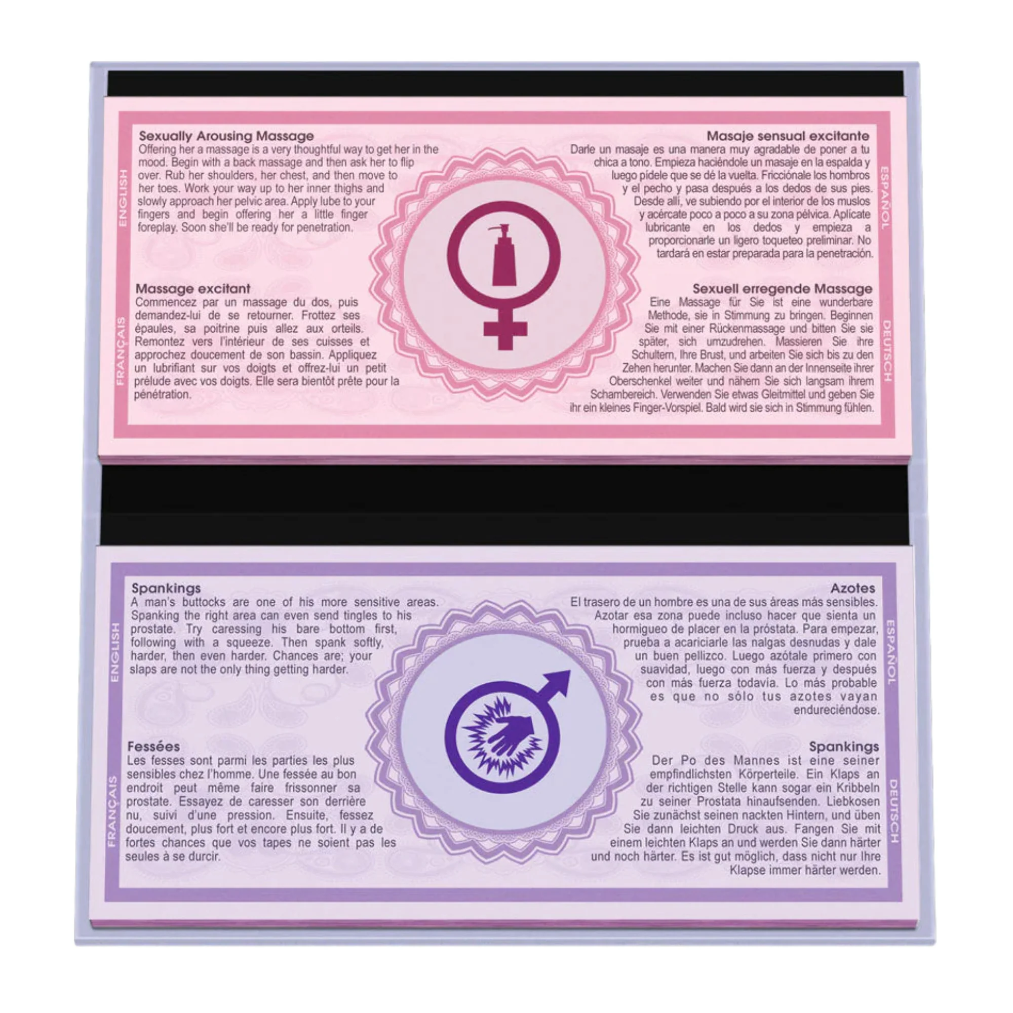 Kama Sutra Sexual Tip Cards for Him and Her Weekly Play