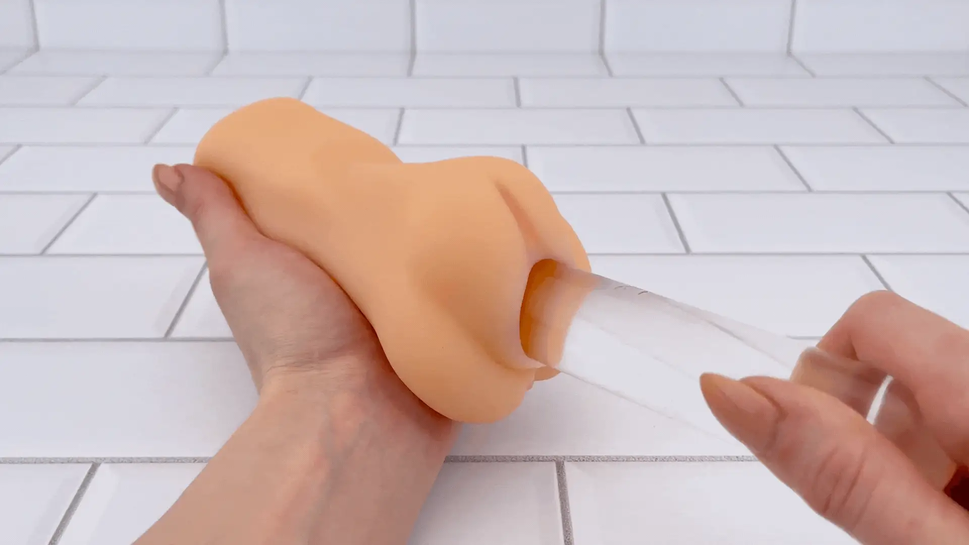 Easy Grip Tight Realistic Pocket Pussy Masturbation Sleeve