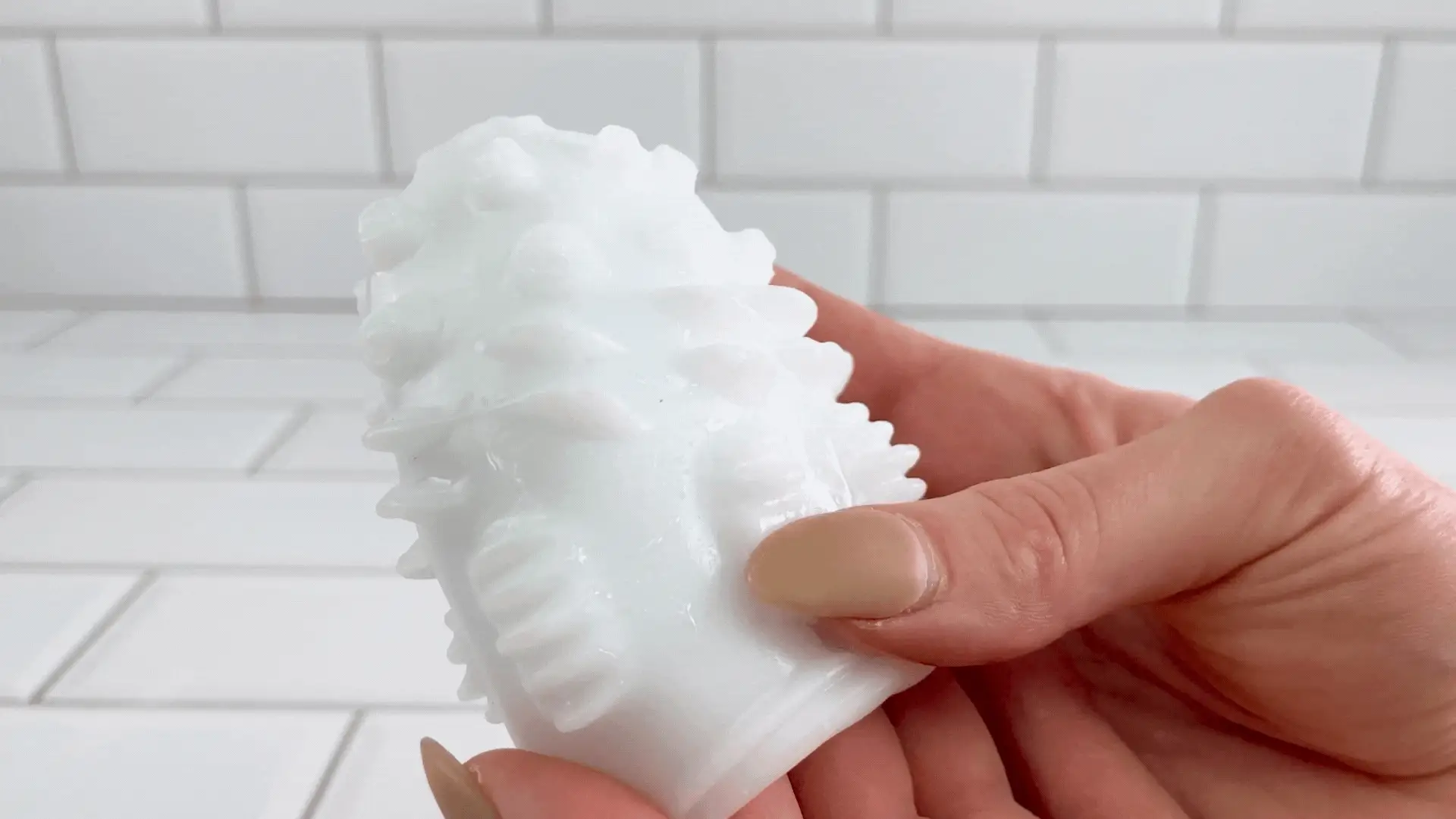 Cherry Blossom Masturbator Egg With Storage Case And Pleasure Nubs