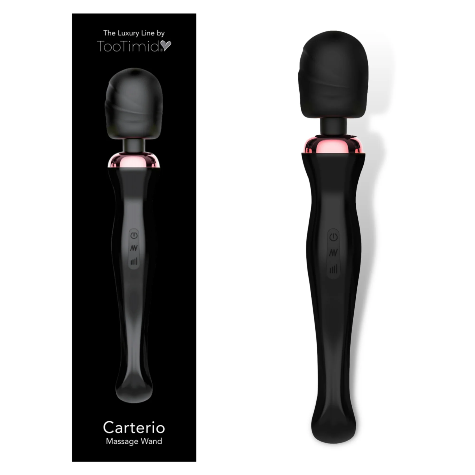Carterio 充电式按摩棒，用于阴蒂刺激