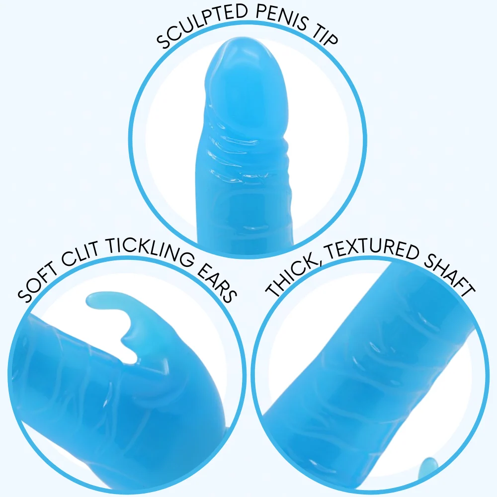 Ultra Veined Power Rabbit Vibe Dual Stimulation Vibrator