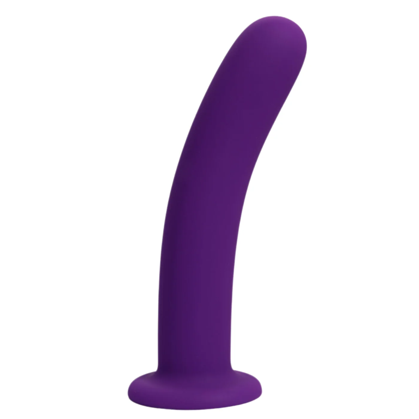 Silicone Anal Dildo with Flat Base for Strap-On Pegging