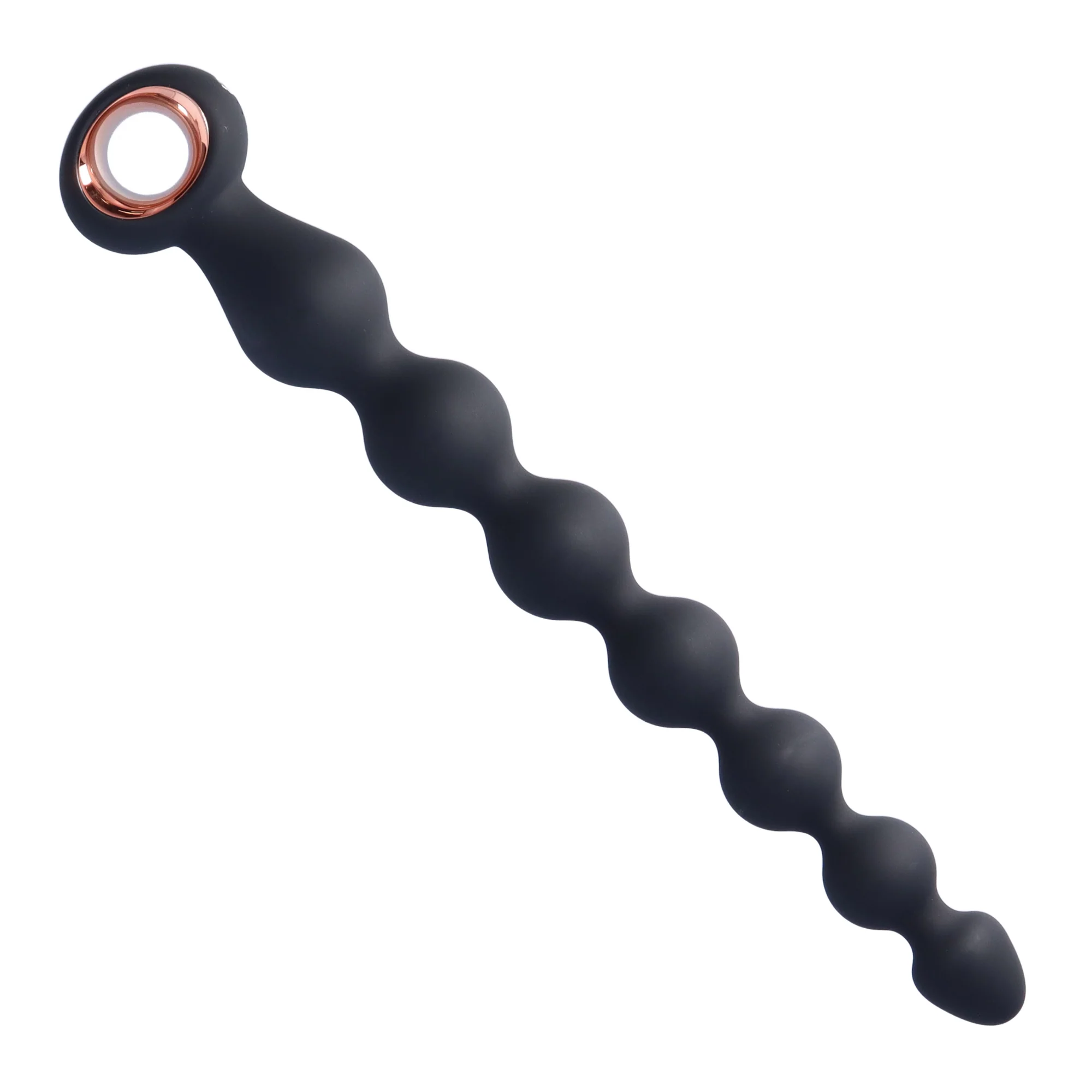 X-Long 12" Vibrating Silicone Anal Beads for Deep Anal Pleasure