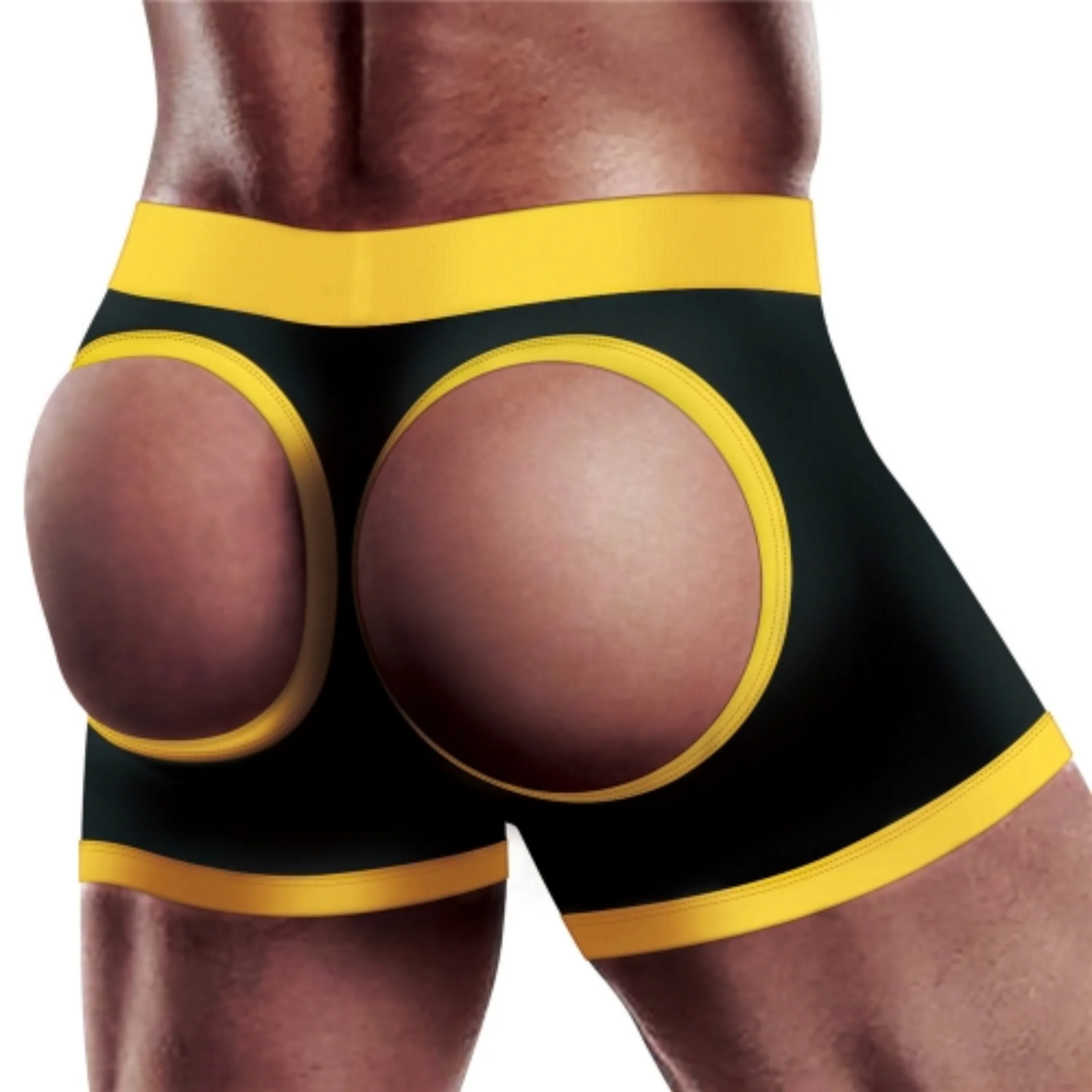 INGEN Unisex Horny Strap-On Shorts with Silicone O-Ring
