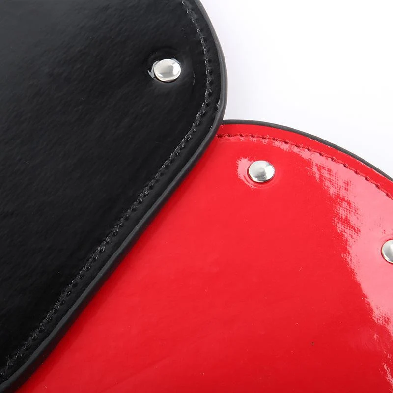 Dual Sided Leather Studded Spanking Paddle for Kinky Couples
