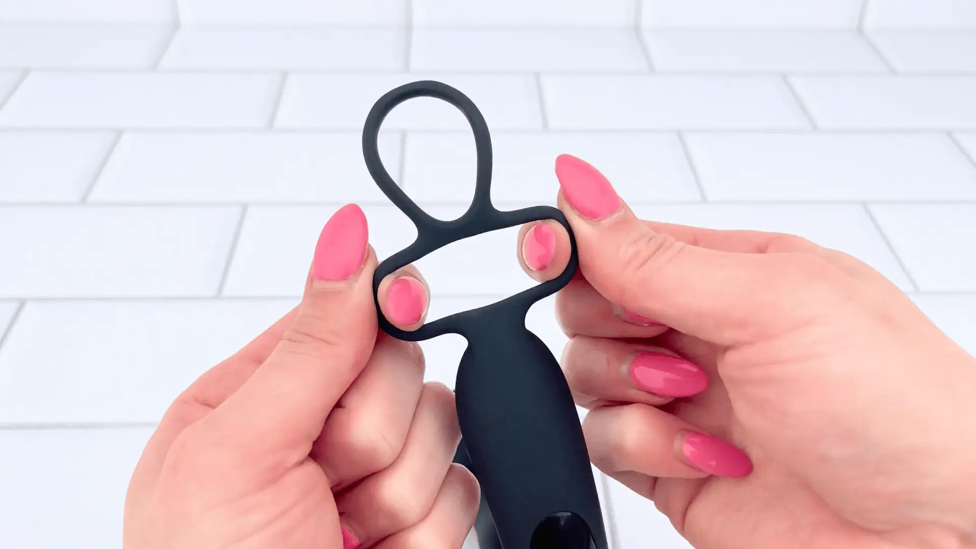 Prostate Curve Dual Ring - Remote Control Vibrating Prostate Massager