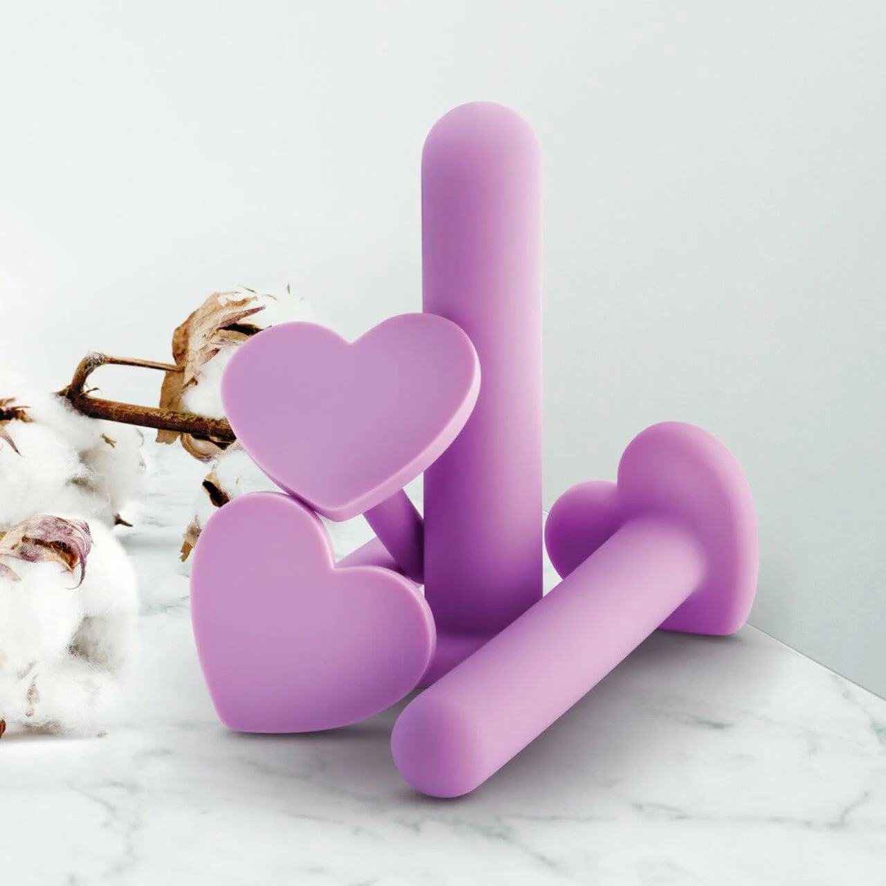 Blush Wellness Silicone Dilator Kit Set of 4 Vaginal Dilators