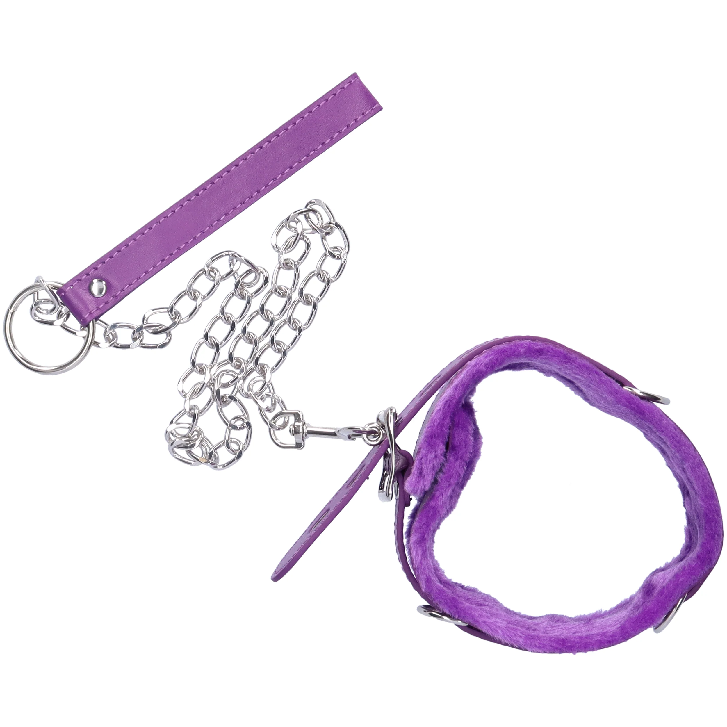 Fetish Bondage Collar and Leash Set for Roleplay