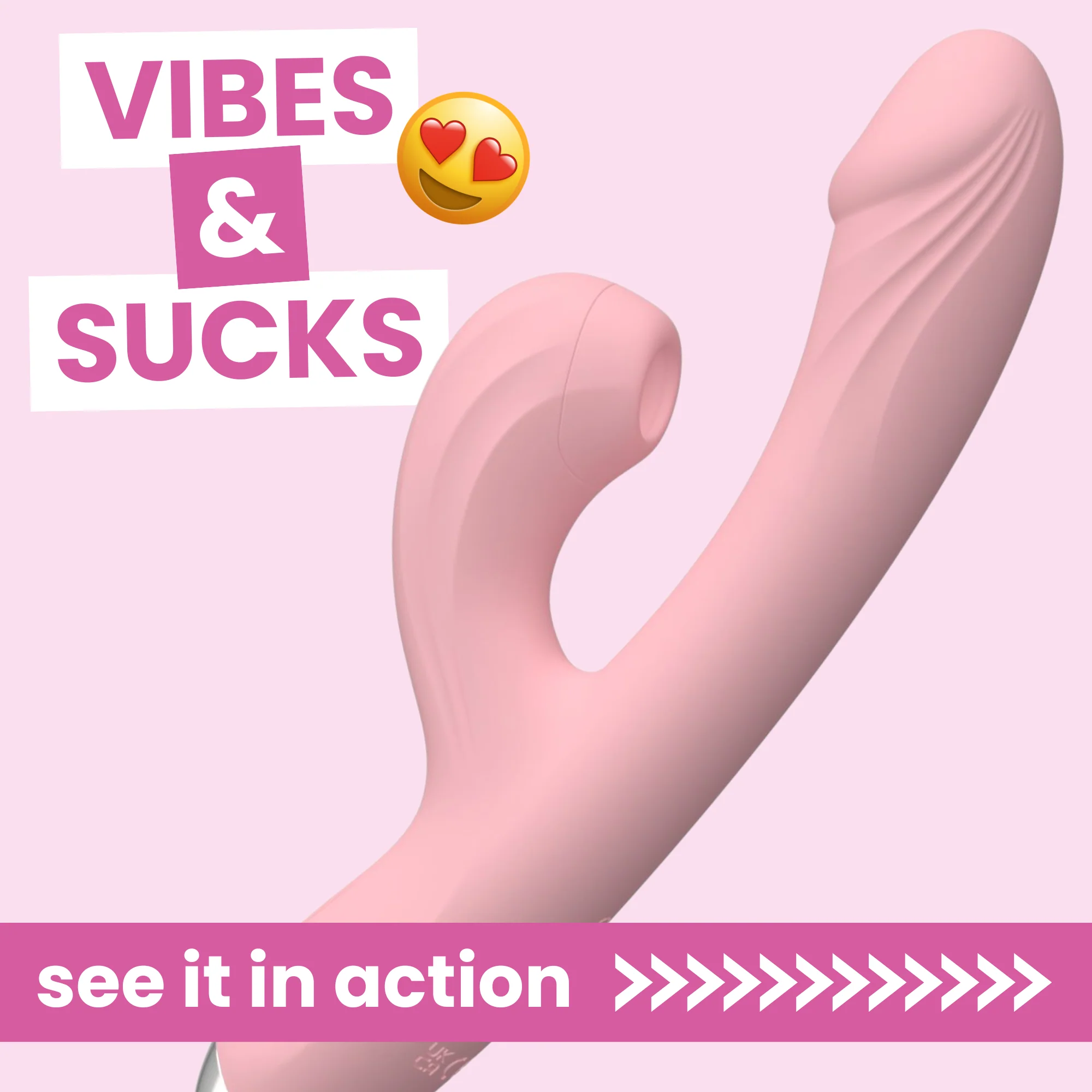 Air Pulse Dual Action Vibrator - Teasing Clit-Kisses + Deep G-Spot 'O's