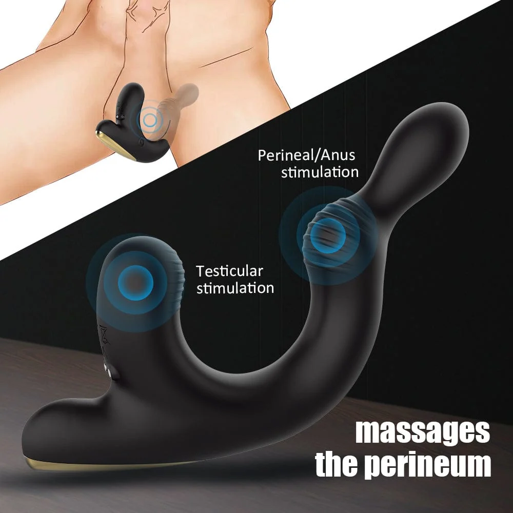 Zorg Adjustable Prostate & Ball Massager with 9 Vibration Modes