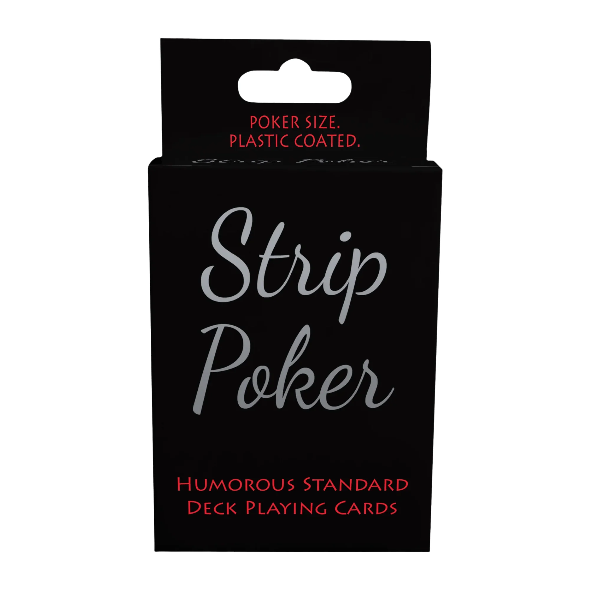 Strip Poker Card Game - Full 52 Card Deck with Campy Artwork