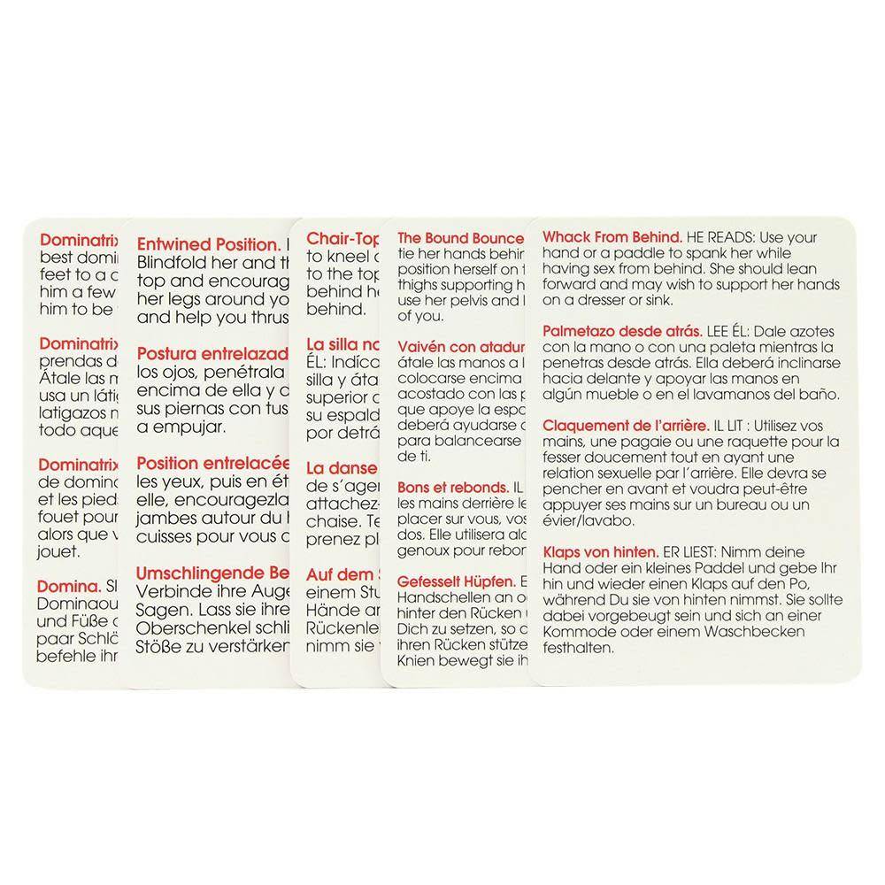 50 Positions of Bondage Cards for Beginner and Advanced Play